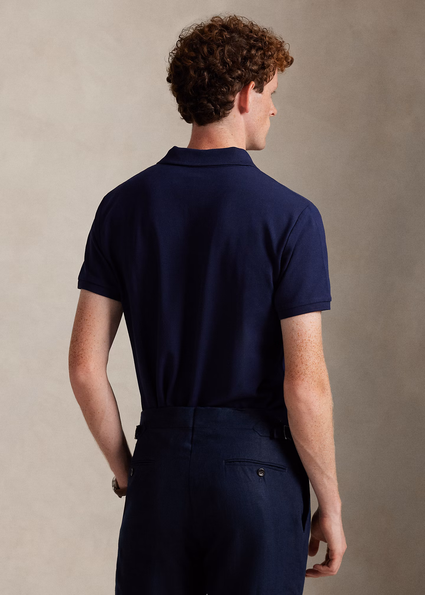 Custom-Slim-Fit Poloshirt aus Piqué - RALPH LAUREN OUTLET