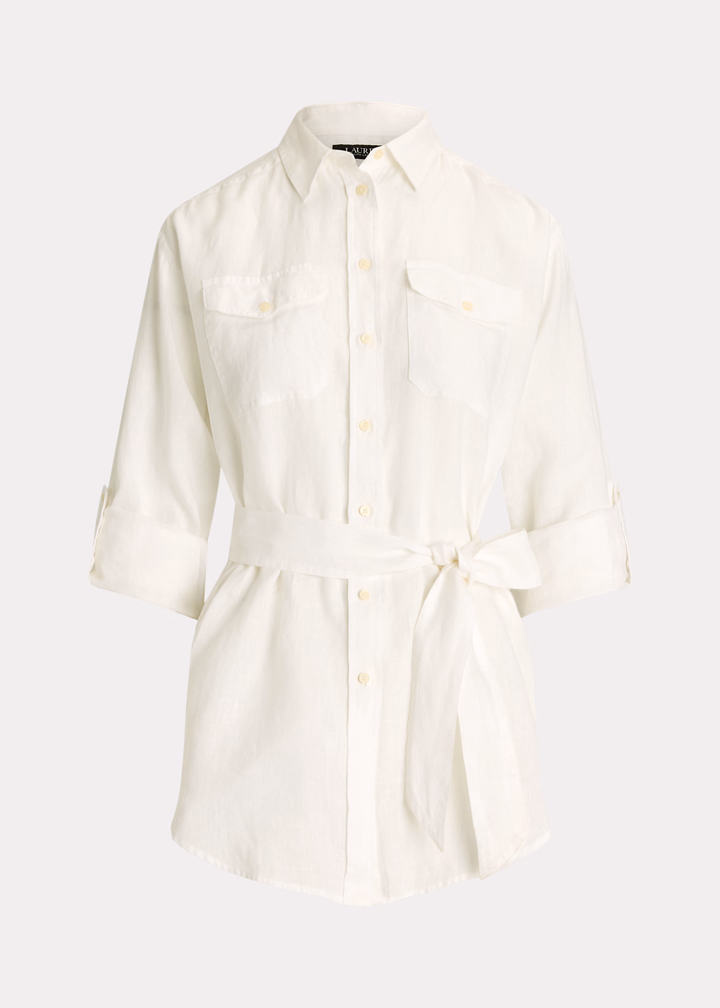 Relaxed-Fit Leinenhemd mit Gürtel - RALPH LAUREN OUTLET