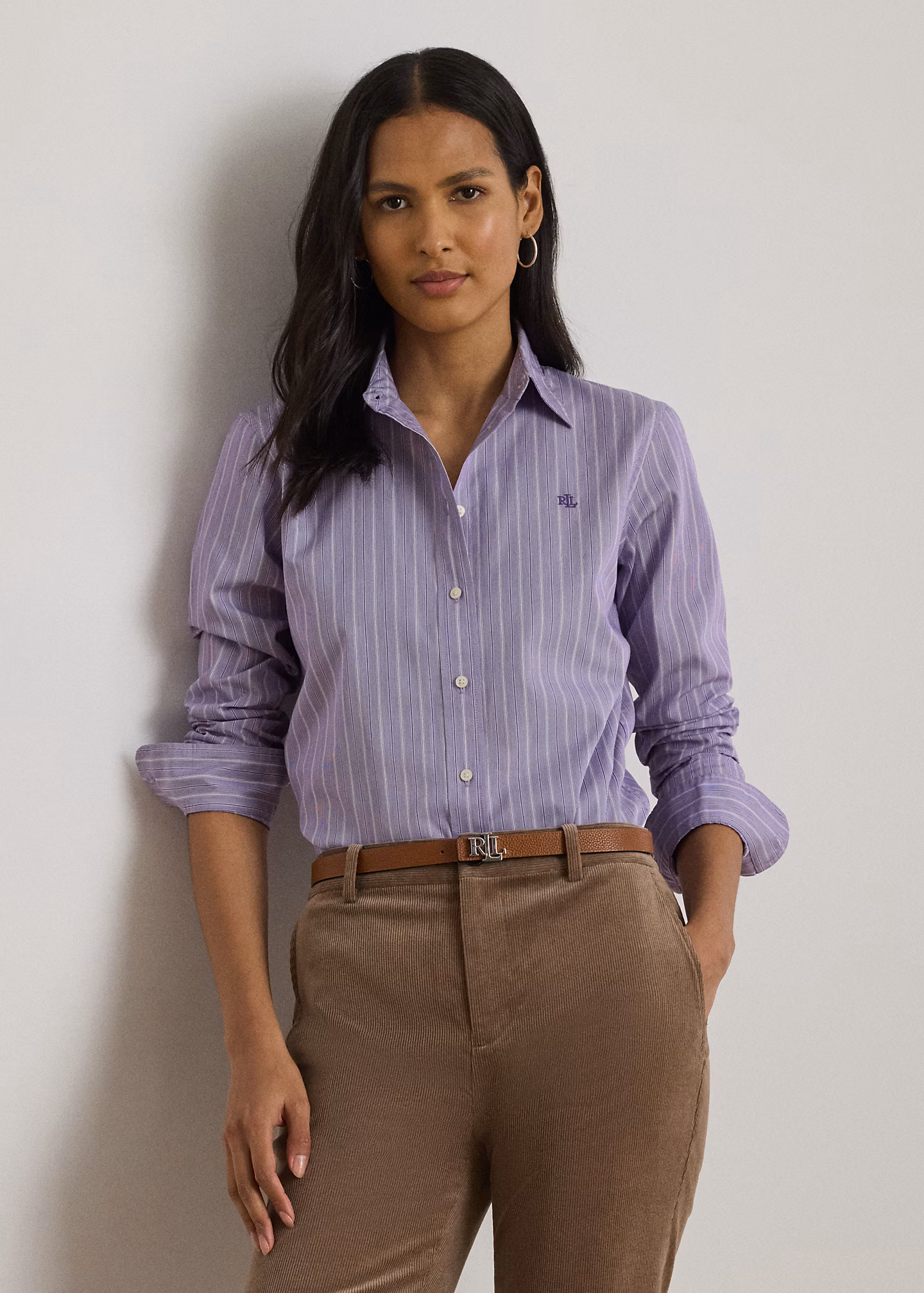 Gestreiftes Classic-Fit Baumwollhemd - RALPH LAUREN OUTLET