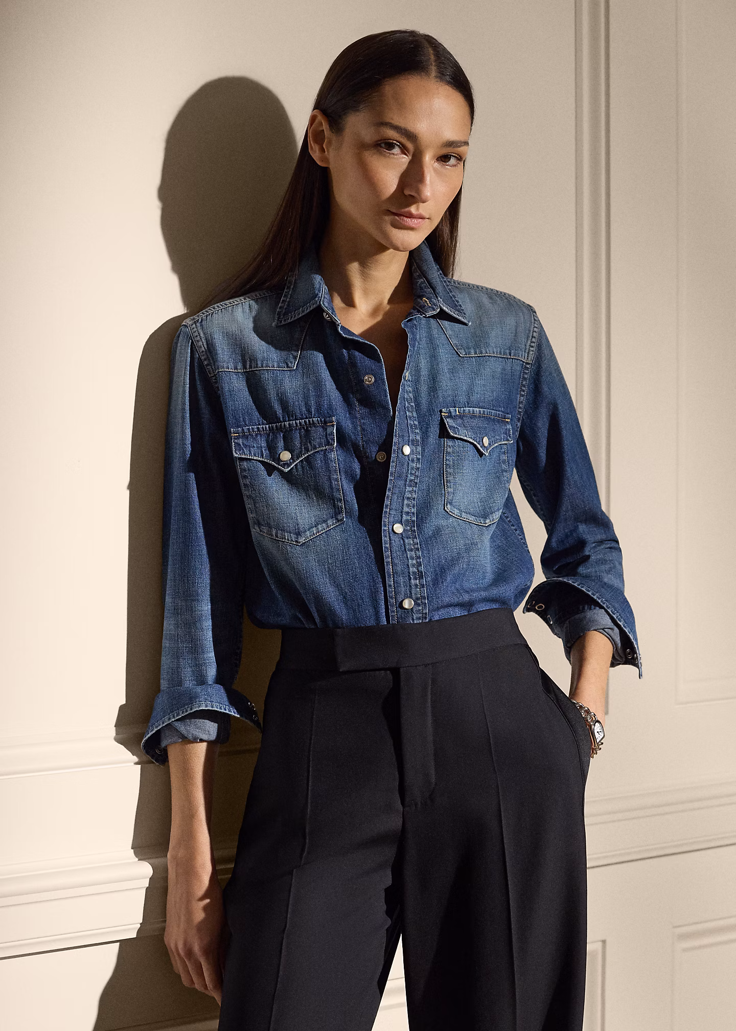 Westernhemd Payson aus Baumwolldenim - RALPH LAUREN OUTLET