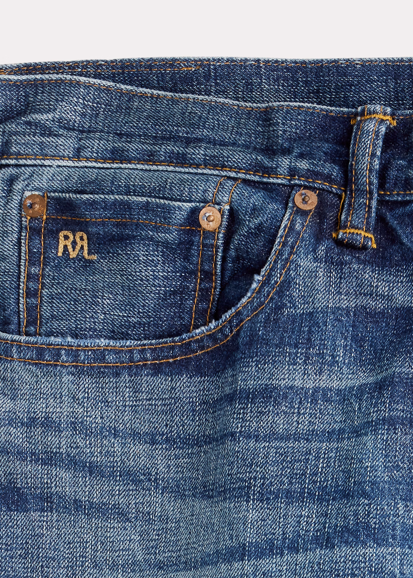 Straight-Fit Selvedge-Jeans Hillsview - RALPH LAUREN OUTLET