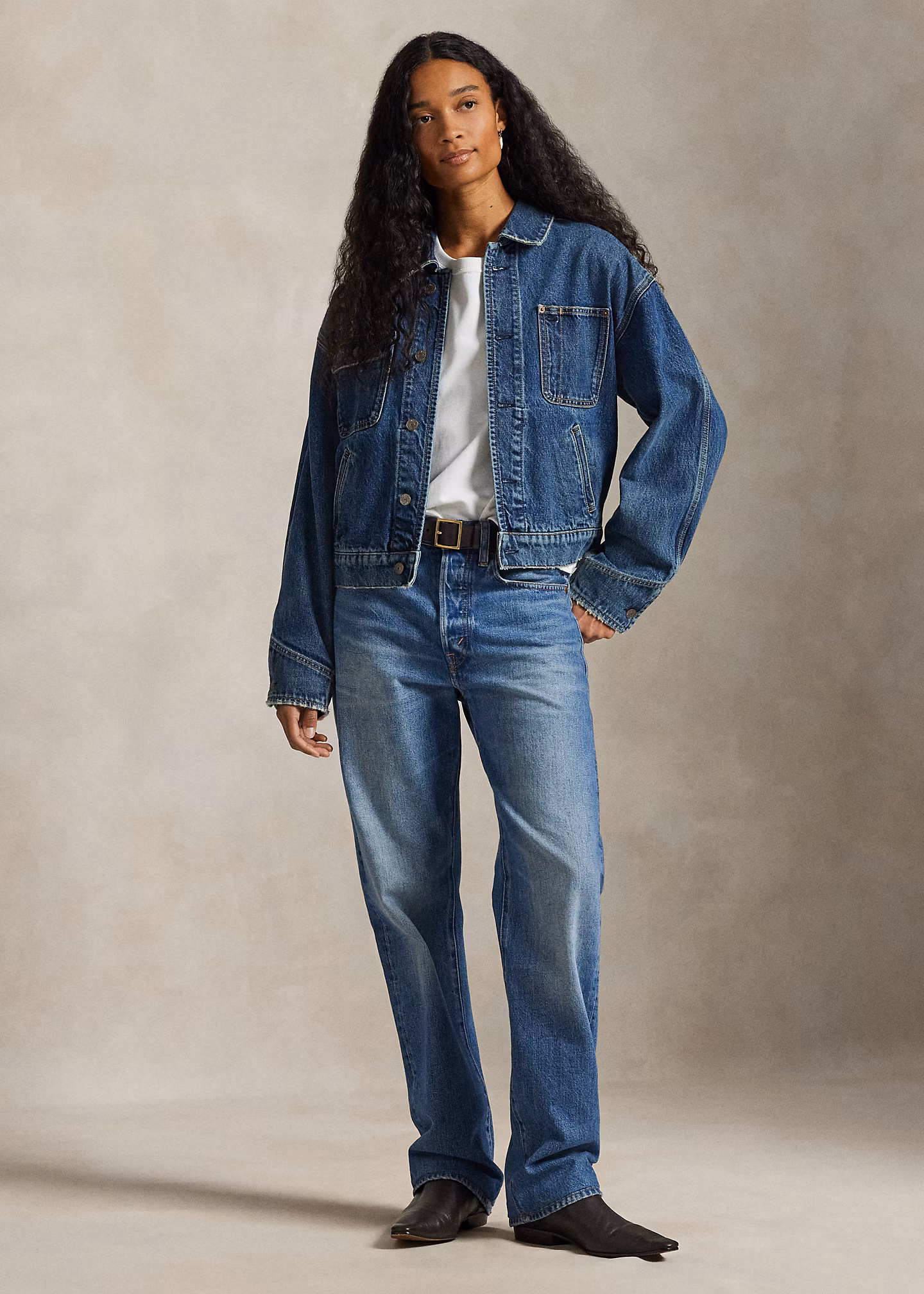 Denim-Dungaree-Jacke - RALPH LAUREN OUTLET