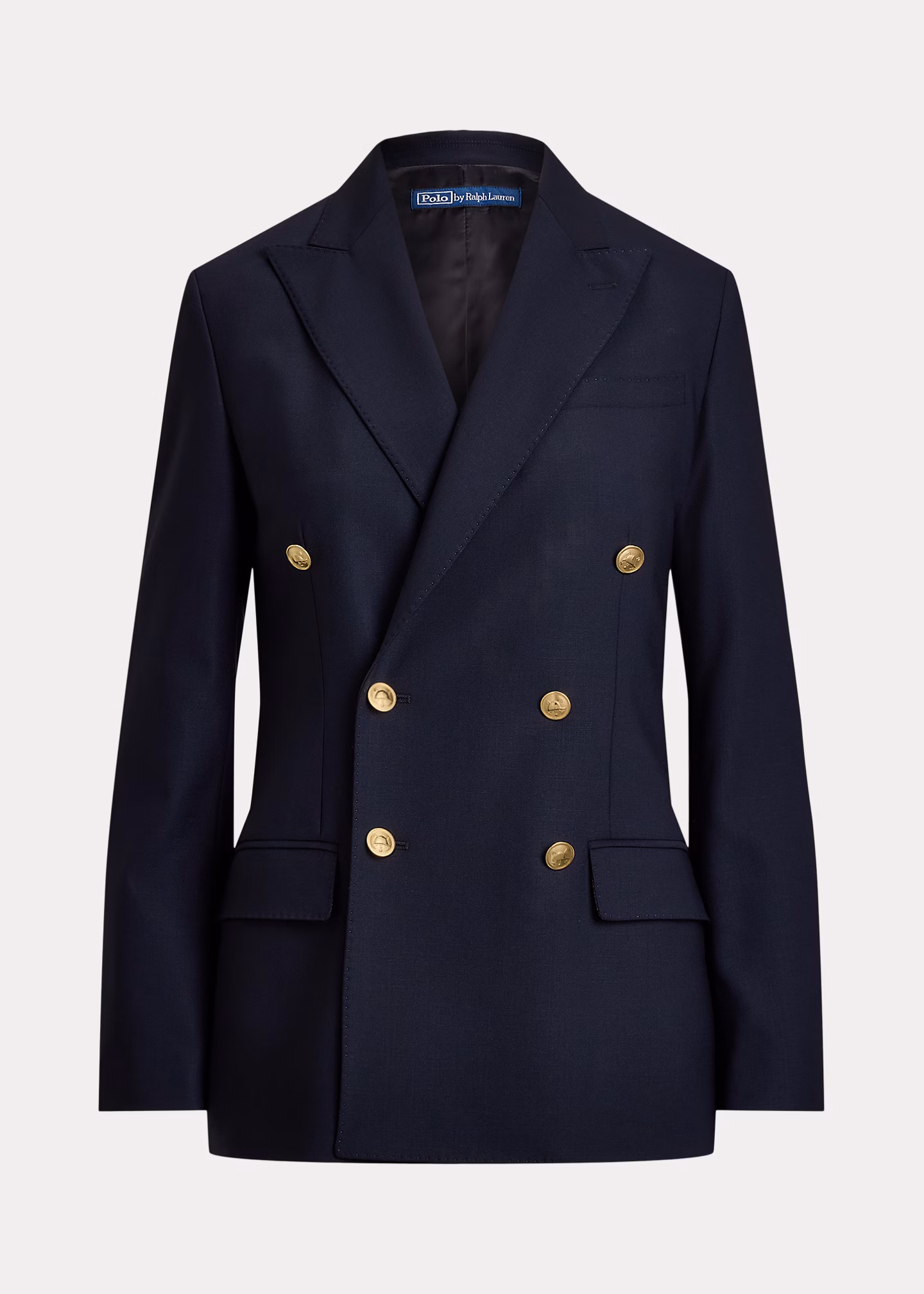 Zweireihiger Wollblazer mit Stretch - RALPH LAUREN OUTLET