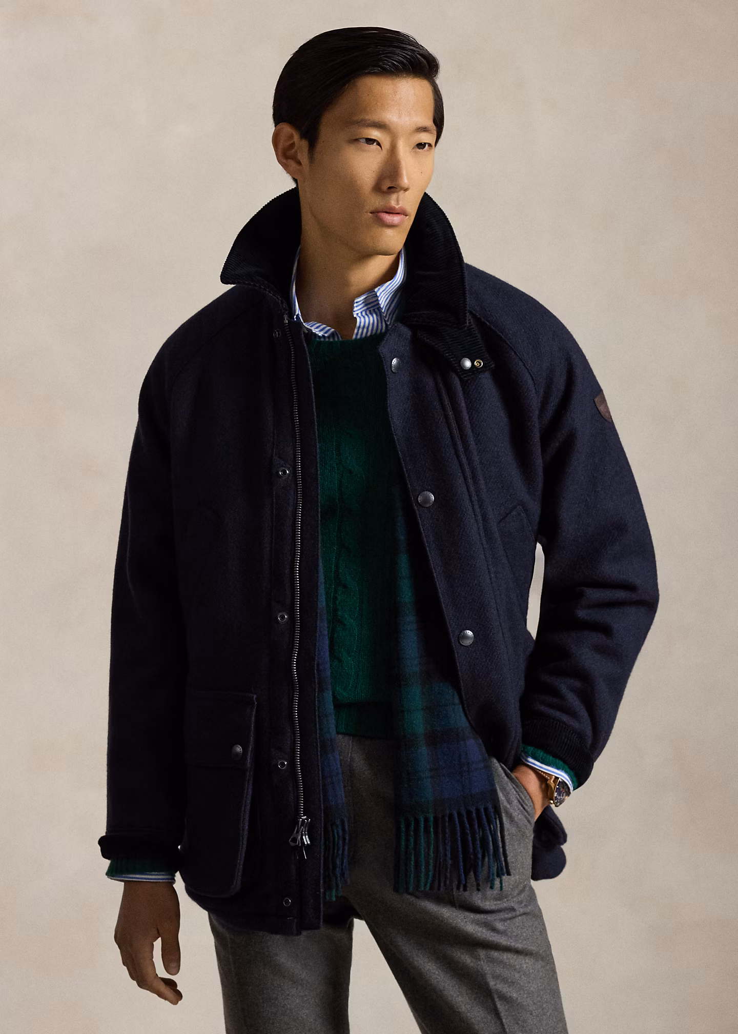 Der Steppmantel Langdon aus Wolle - RALPH LAUREN OUTLET