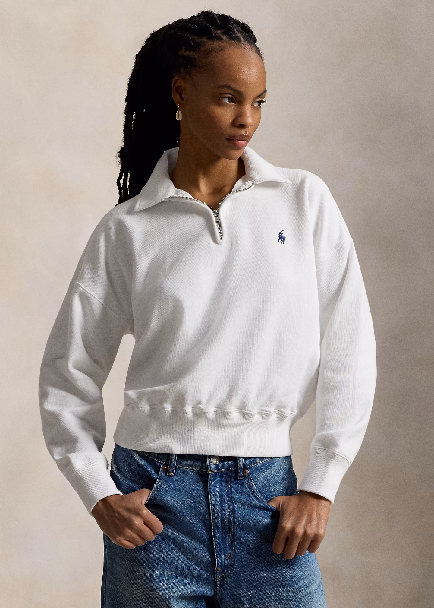 Leichtes Sweatshirt aus Fleece - RALPH LAUREN OUTLET