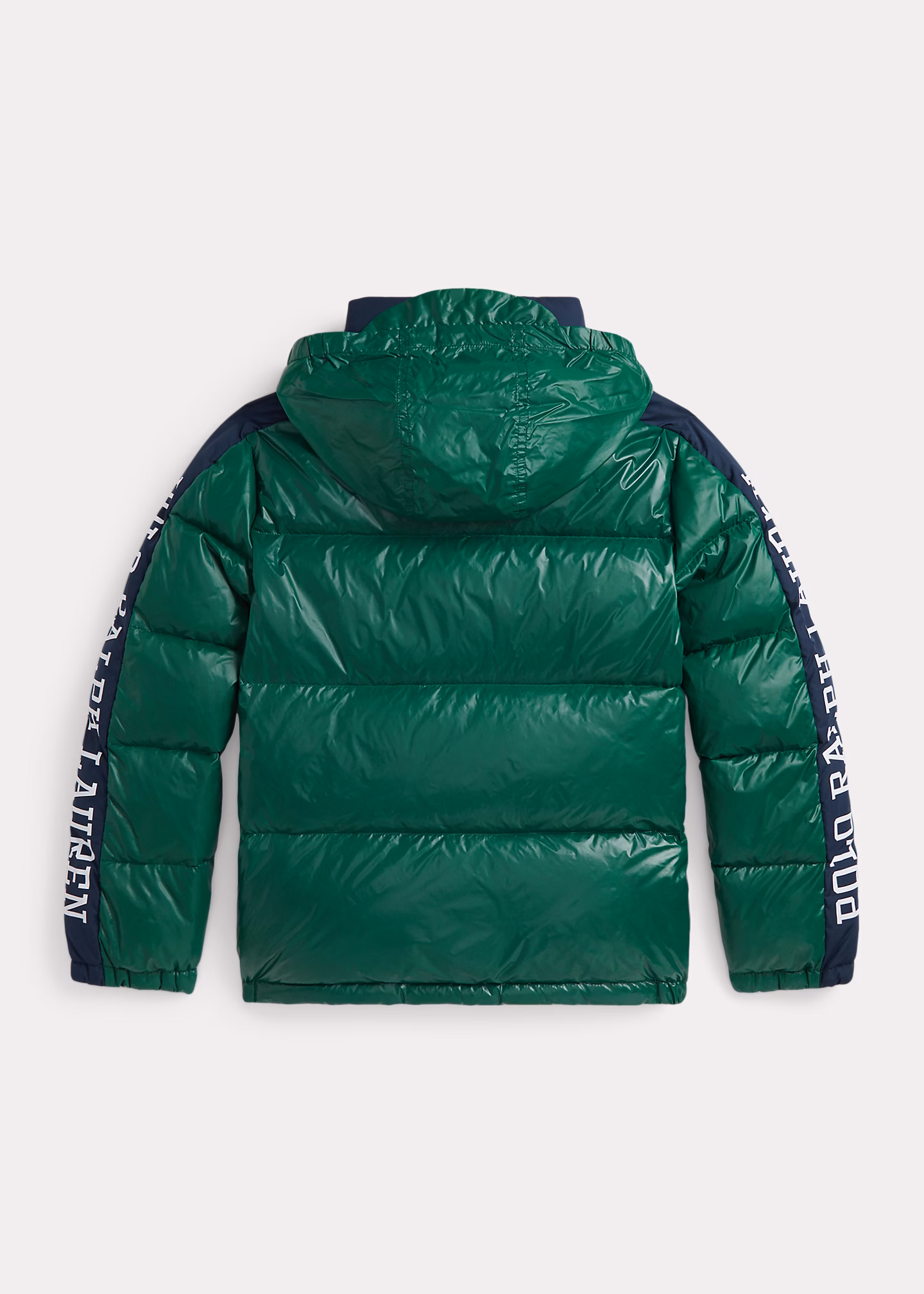 Daunenjacke mit Kapuze und Logo - RALPH LAUREN OUTLET