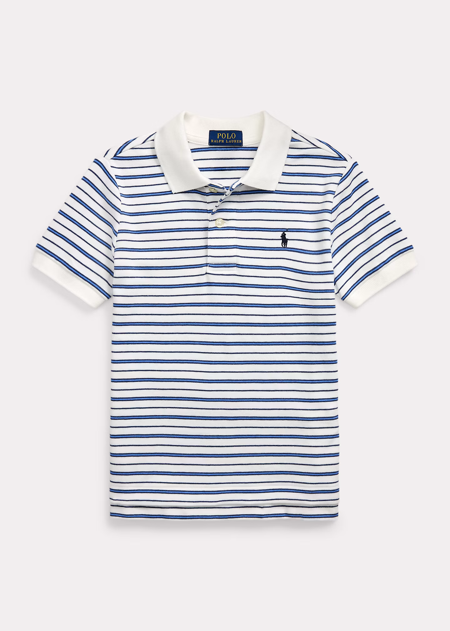 Gestreiftes Poloshirt aus Baumwolle - RALPH LAUREN OUTLET