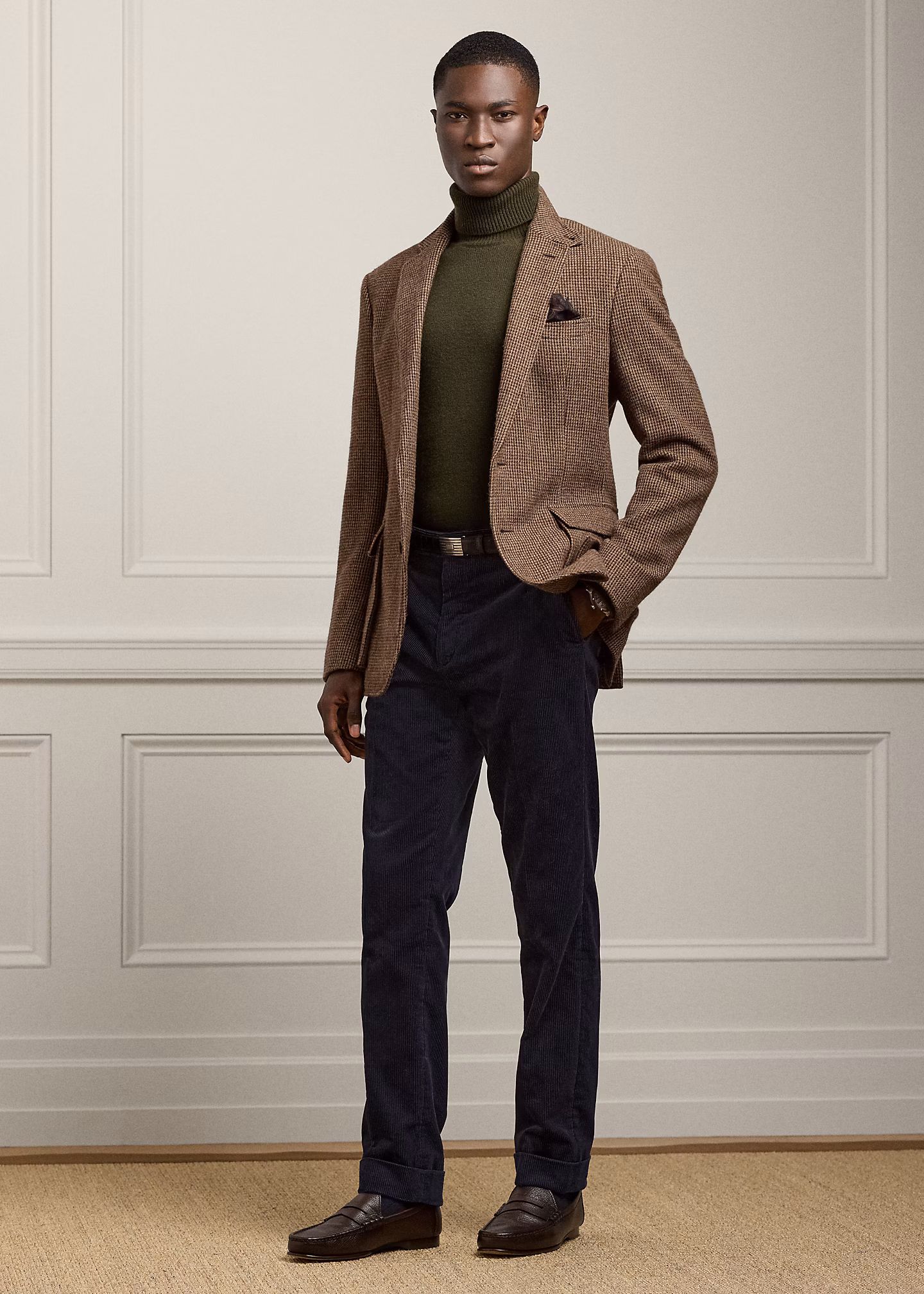 Handgeschneiderte Kordsamthose Gregory - RALPH LAUREN OUTLET