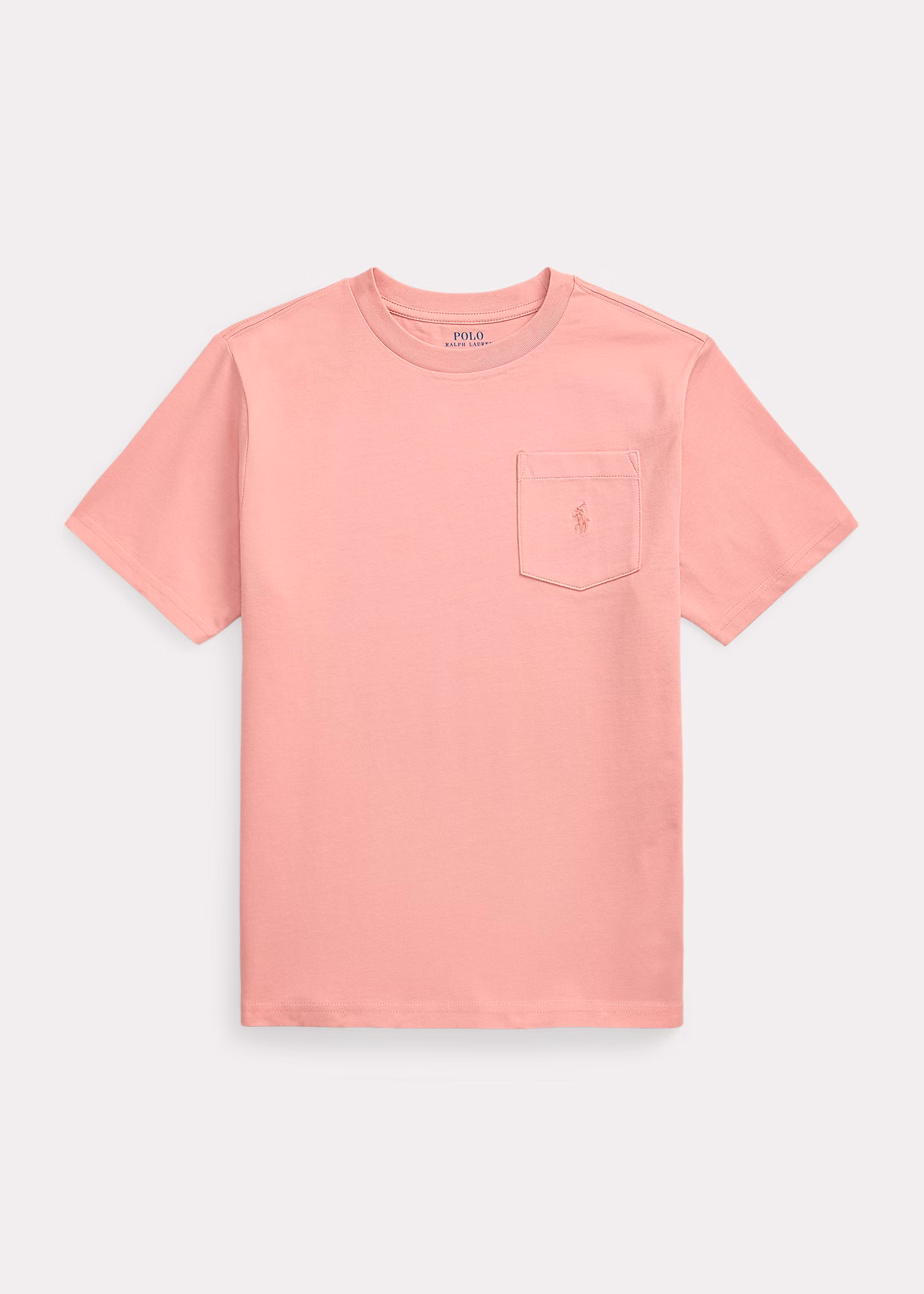 Baumwolljersey-T-Shirt mit Tasche - RALPH LAUREN OUTLET