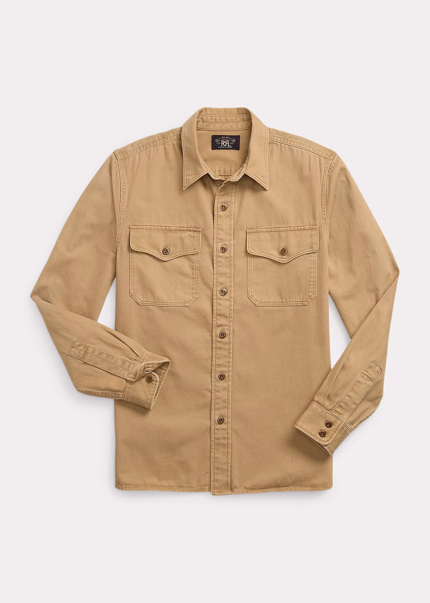 Offiziers-Arbeitshemd aus Twill - RALPH LAUREN OUTLET