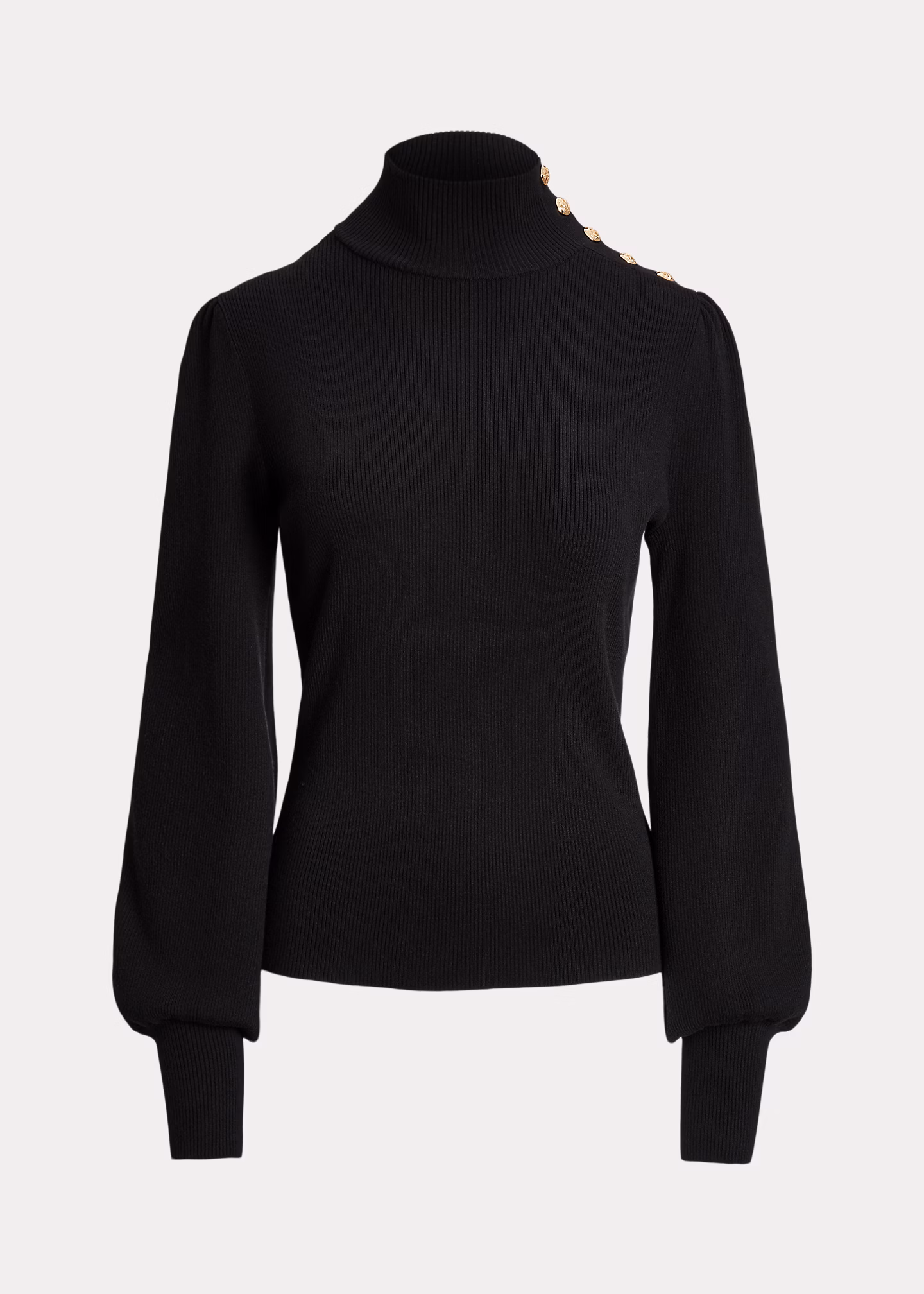 Halbrollkragen-Pullover mit Knopfbesatz - RALPH LAUREN OUTLET