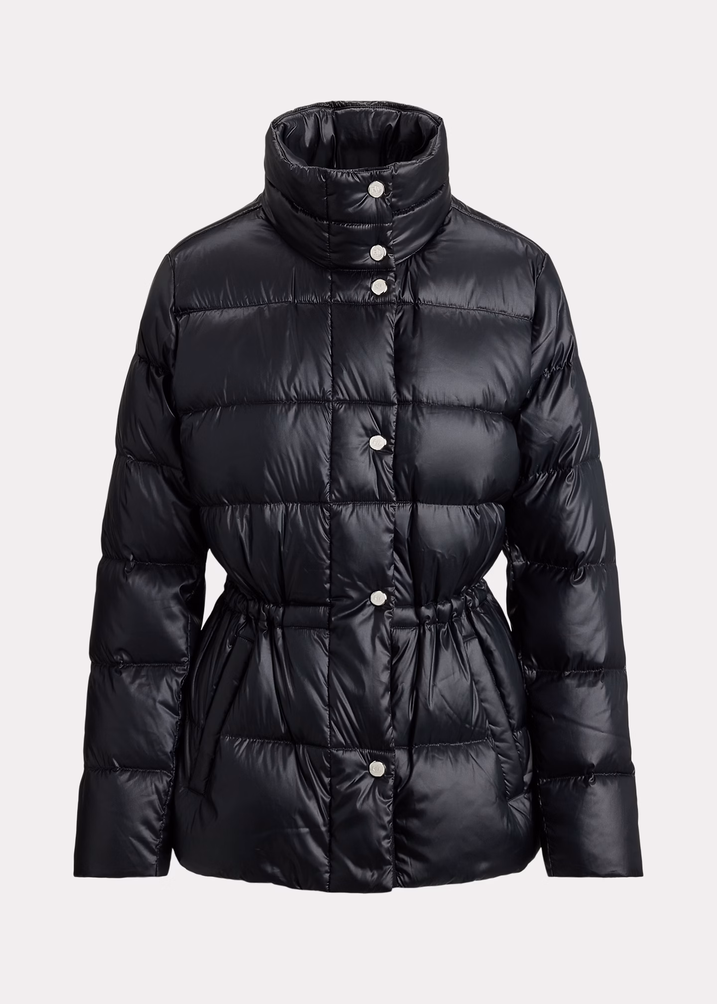 Metallic Quilted Funnelneck Down Coat - RALPH LAUREN OUTLET
