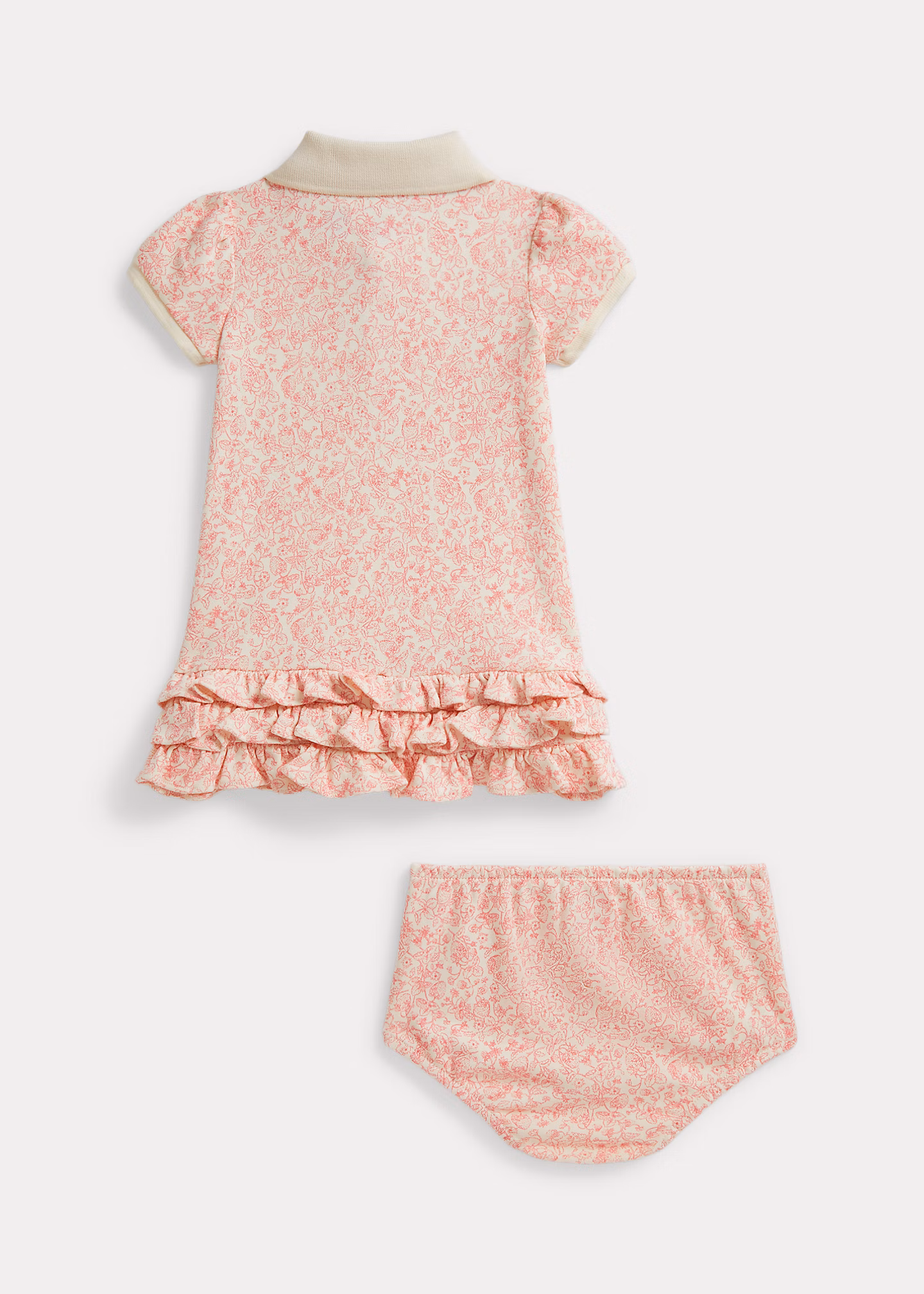 Polokleid mit Erdbeermotiv und Höschen - RALPH LAUREN OUTLET