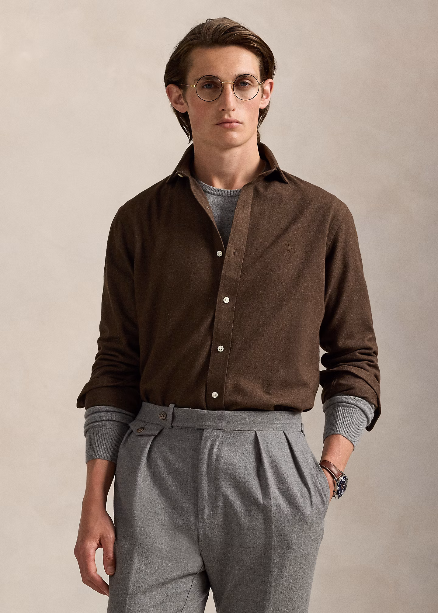 Custom-Fit Performance-Hemd aus Twill - RALPH LAUREN OUTLET