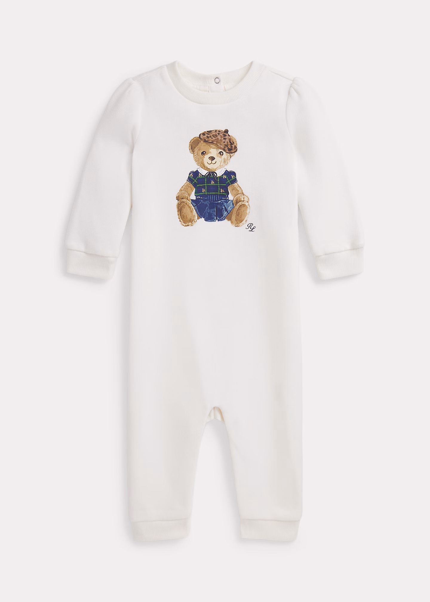 Fleece-Strampler mit Polo Bear - RALPH LAUREN OUTLET