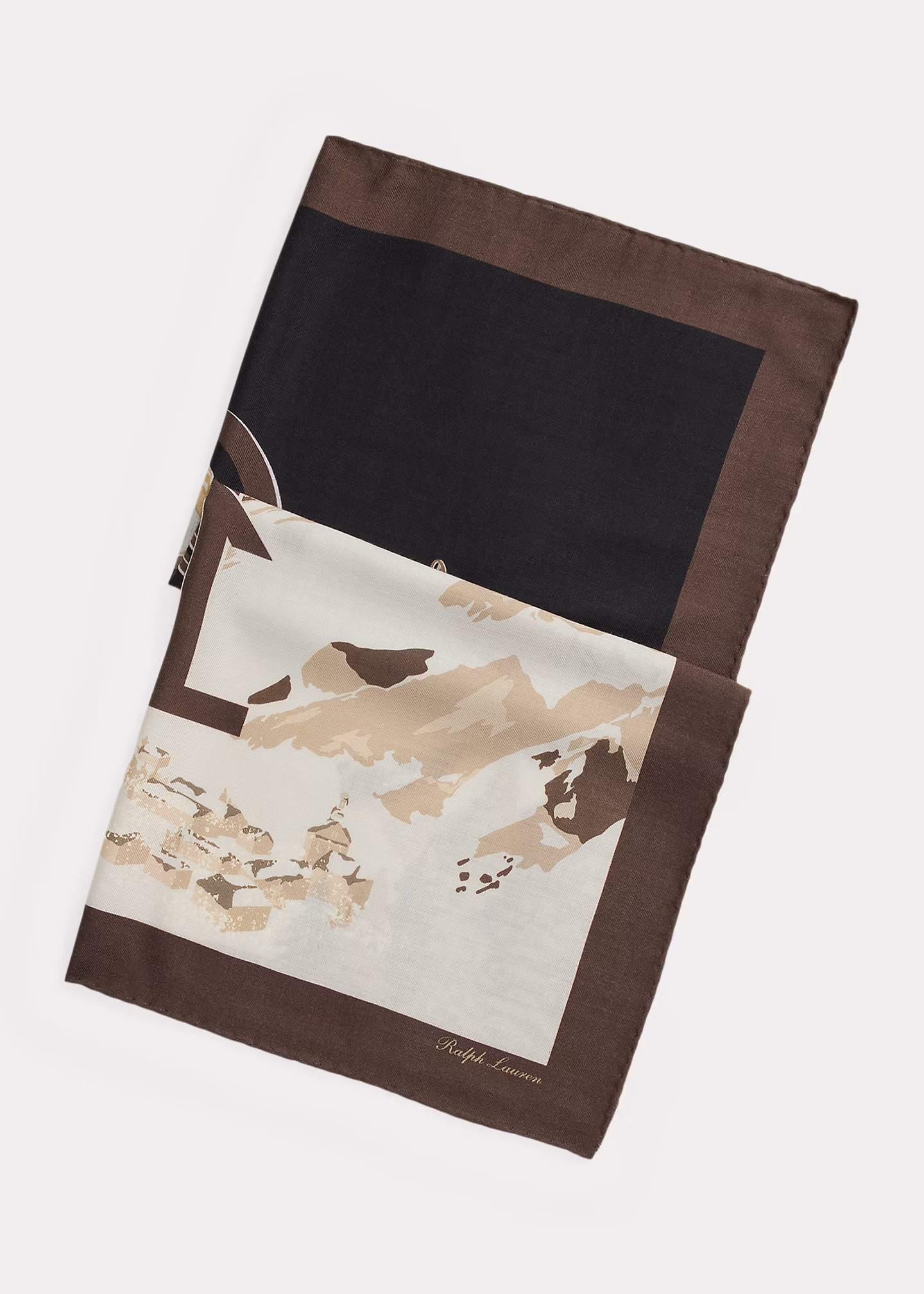 Seidentuch mit Skifahrer-Druck - RALPH LAUREN OUTLET