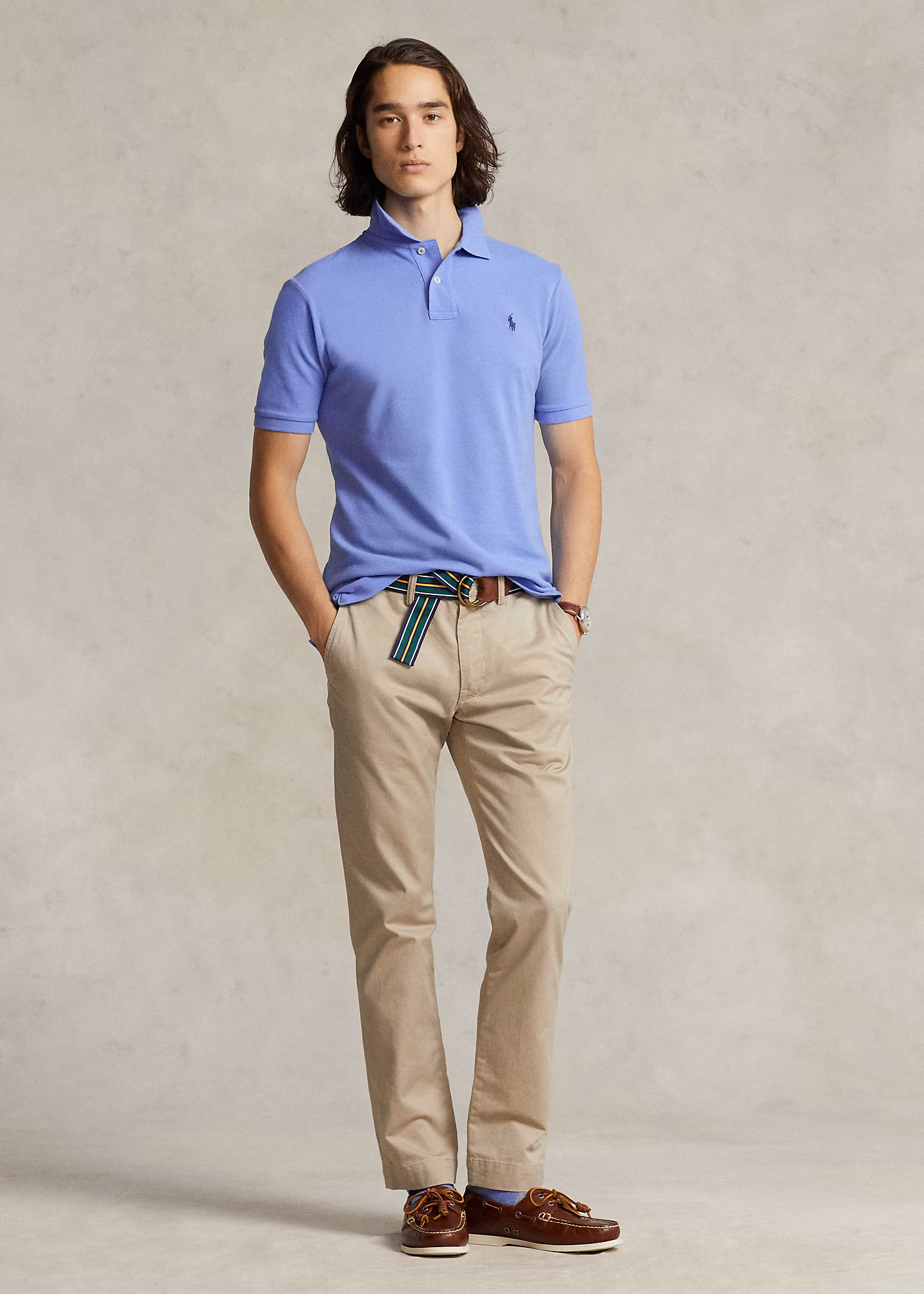 Vorgewaschene Slim-Fit Chino mit Stretch - RALPH LAUREN OUTLET