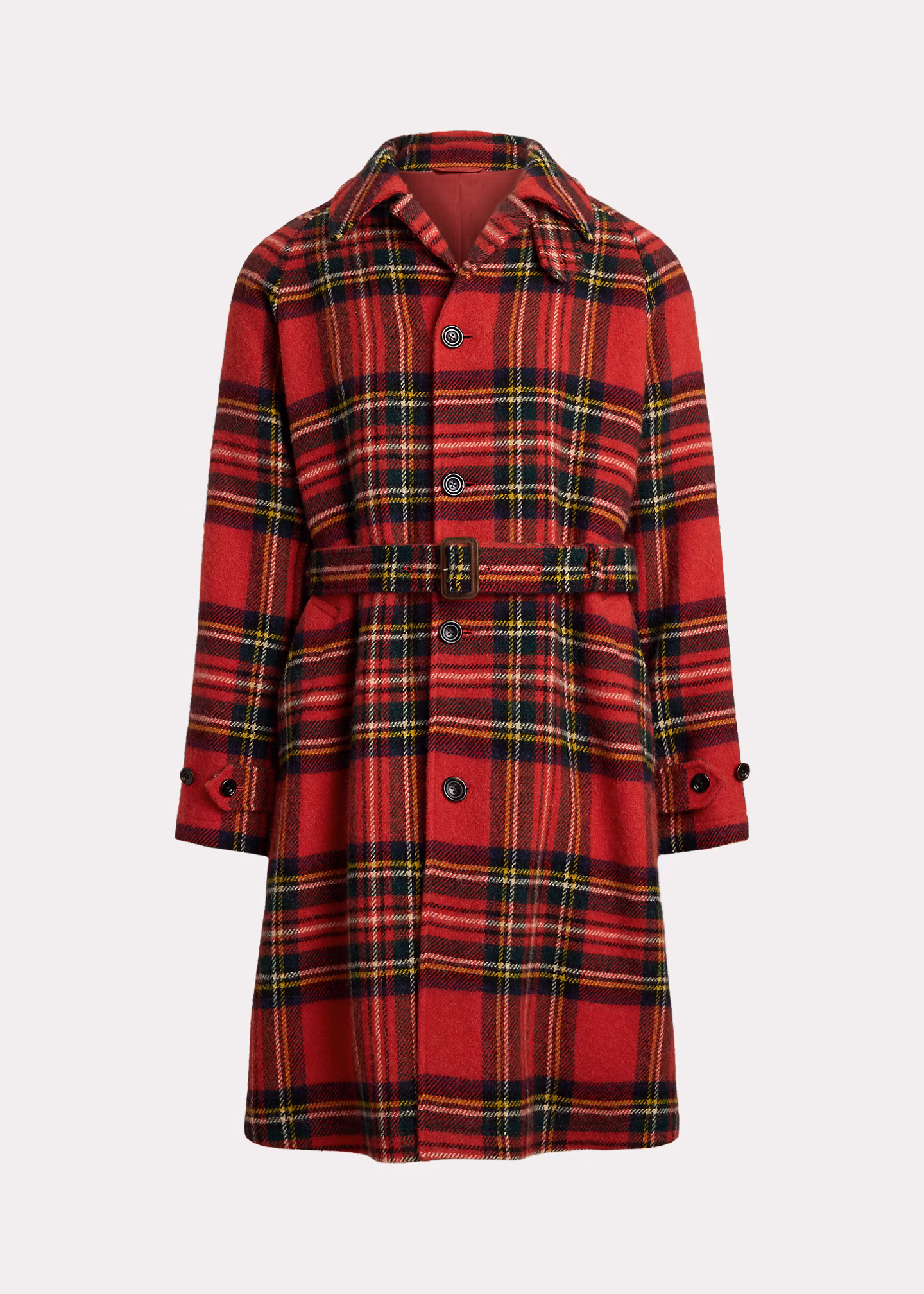 Karierter Balmacaan-Mantel aus Wolltweed - RALPH LAUREN OUTLET