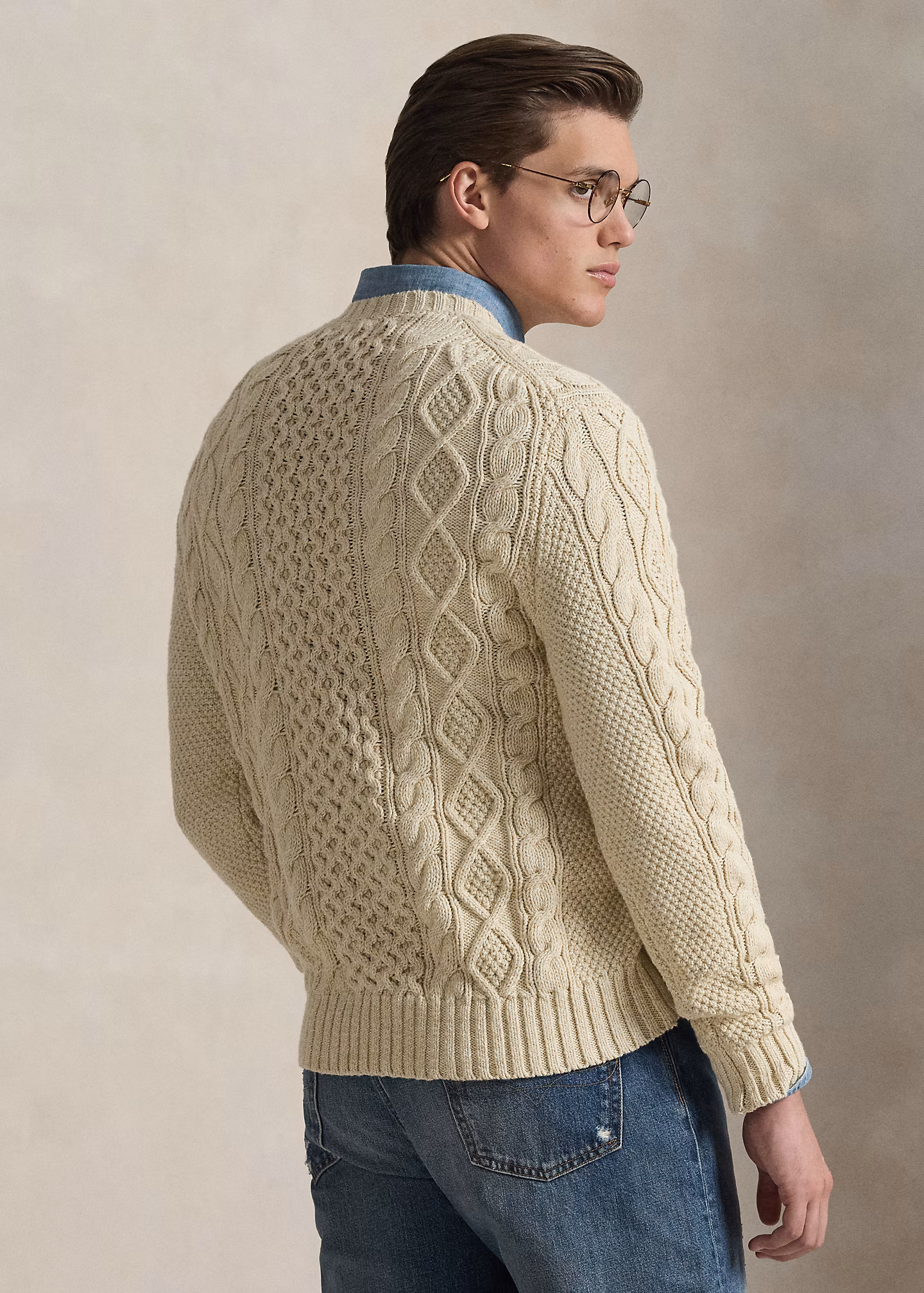 Aranpullover aus Baumwolle - RALPH LAUREN OUTLET