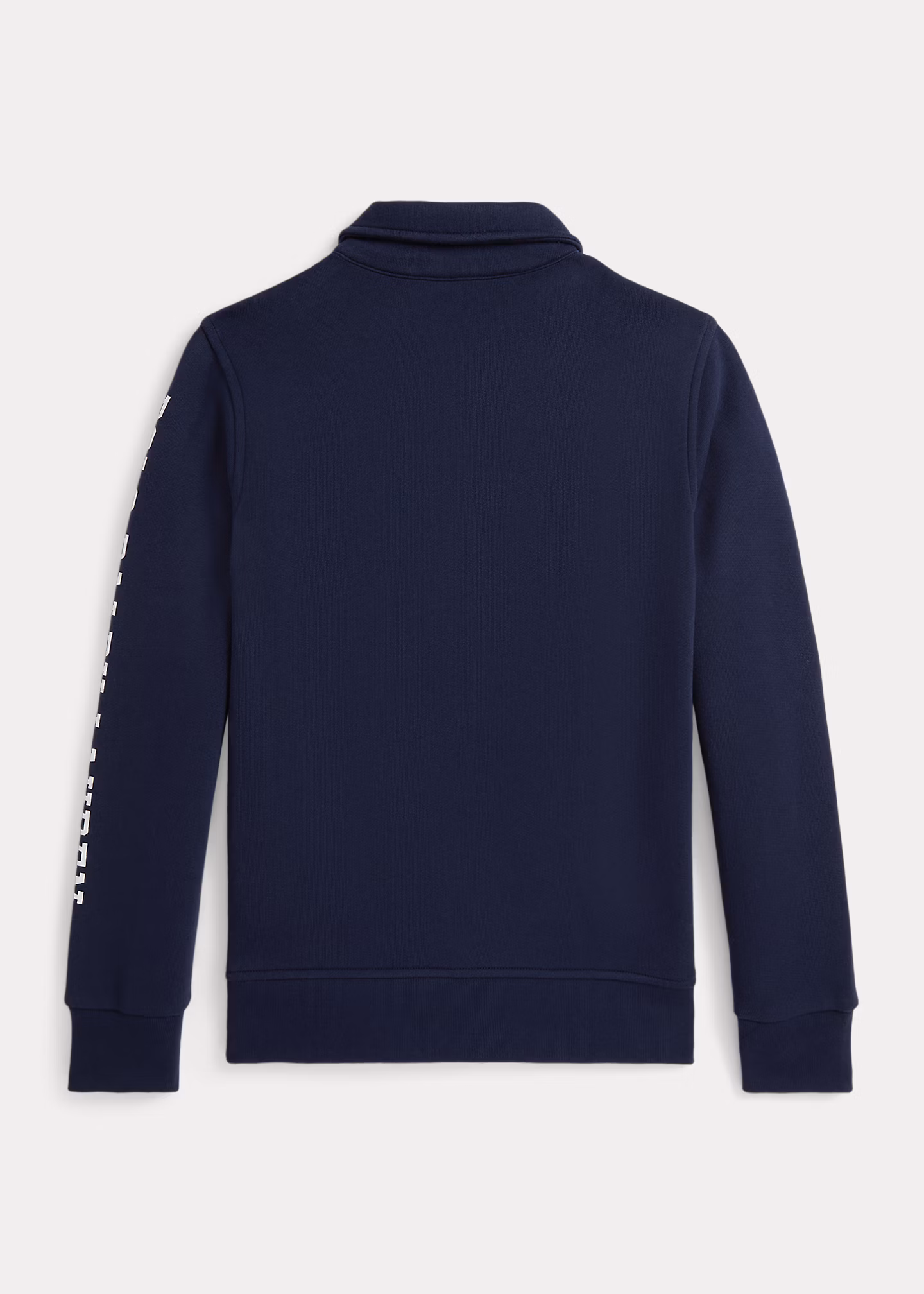 Fleece-Sweatshirt mit Kragen und Logo - RALPH LAUREN OUTLET