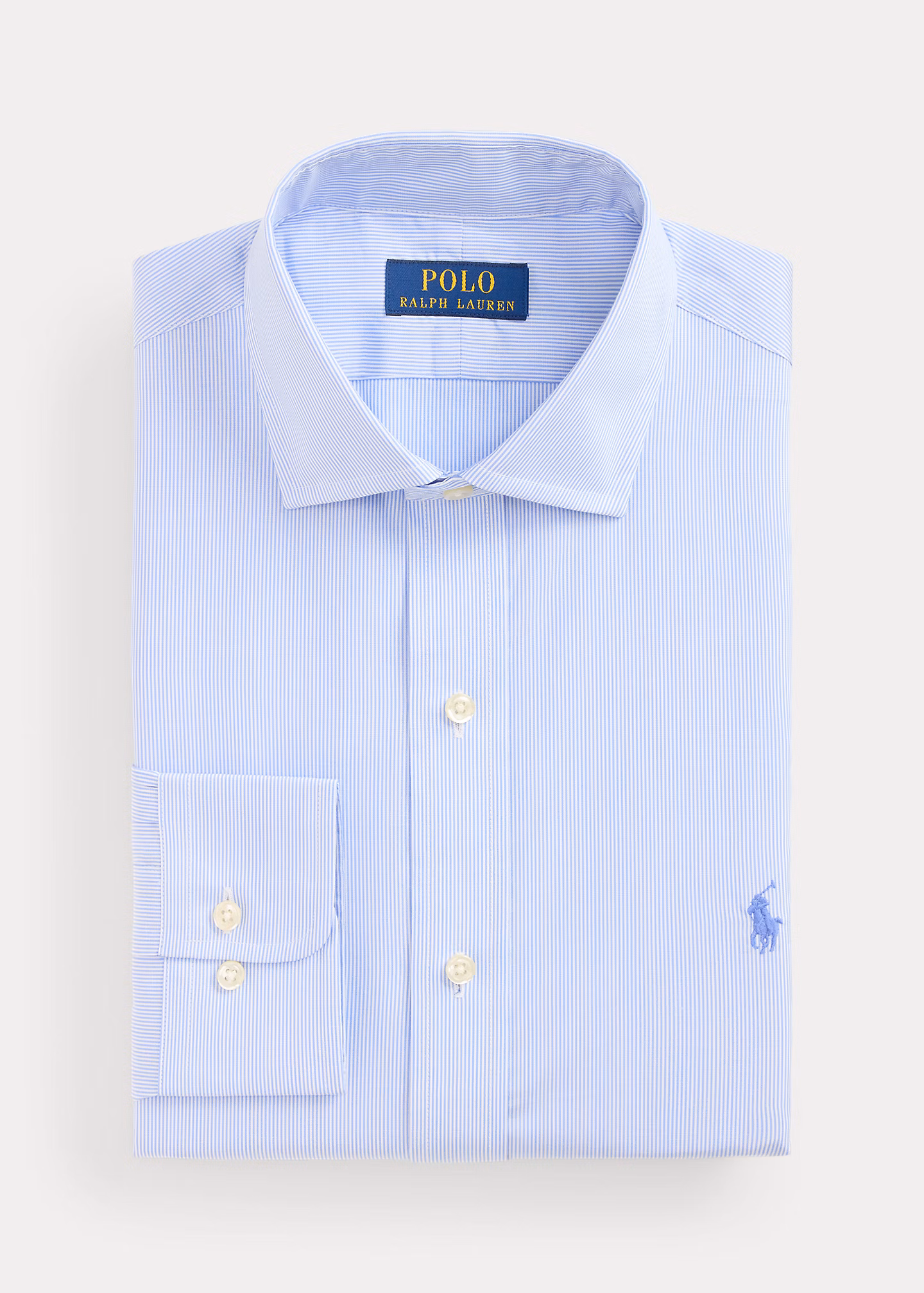 Custom-Fit Popelinehemd mit Streifen - RALPH LAUREN OUTLET