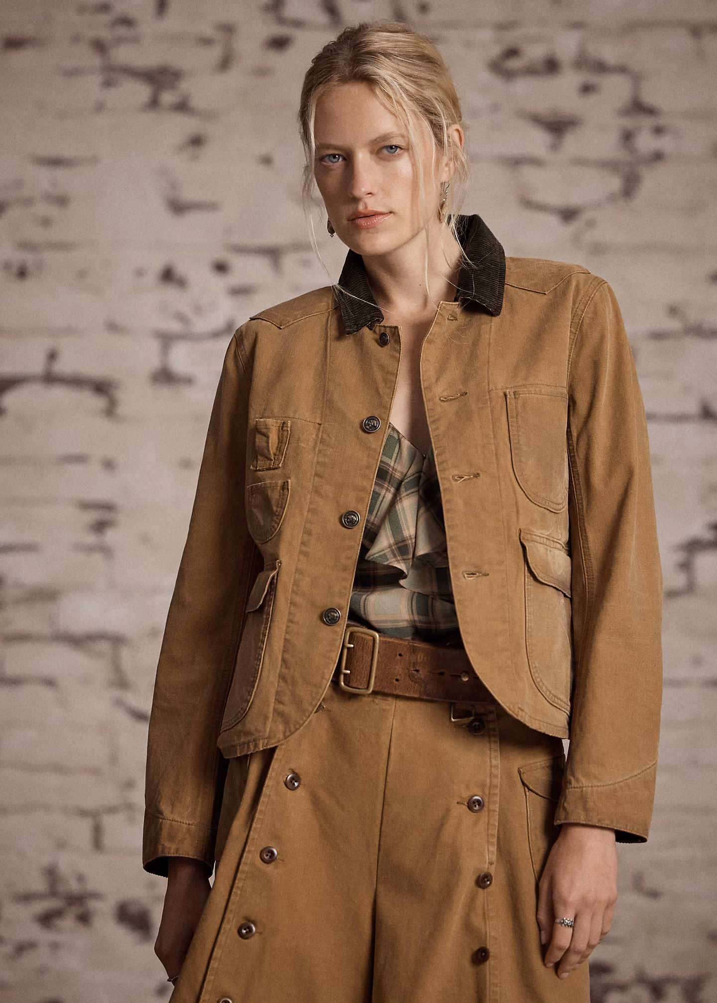 Segeltuchjacke mit Kordsamtkragen - RALPH LAUREN OUTLET