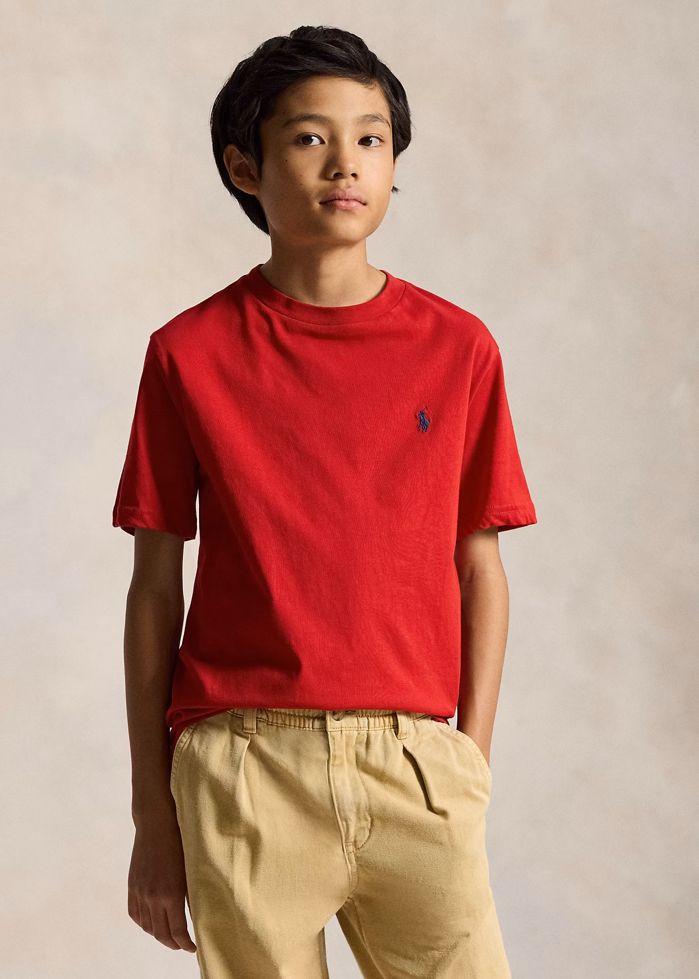 T-Shirt aus Baumwolljersey - RALPH LAUREN OUTLET