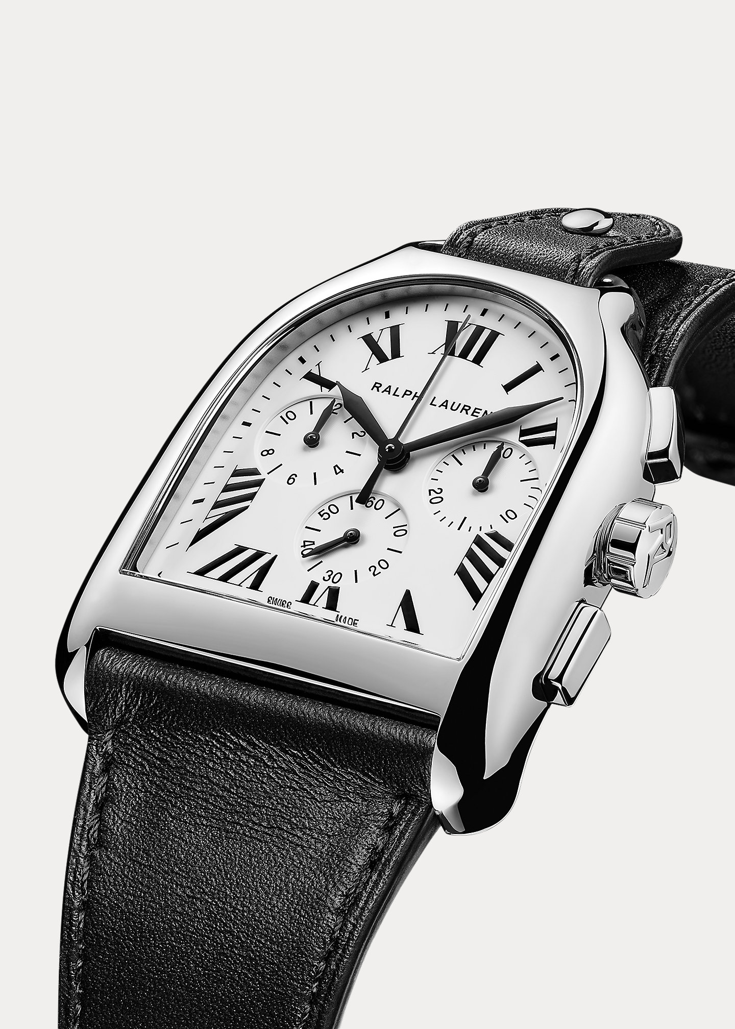 Großer Chronograph aus Stahl - RALPH LAUREN OUTLET