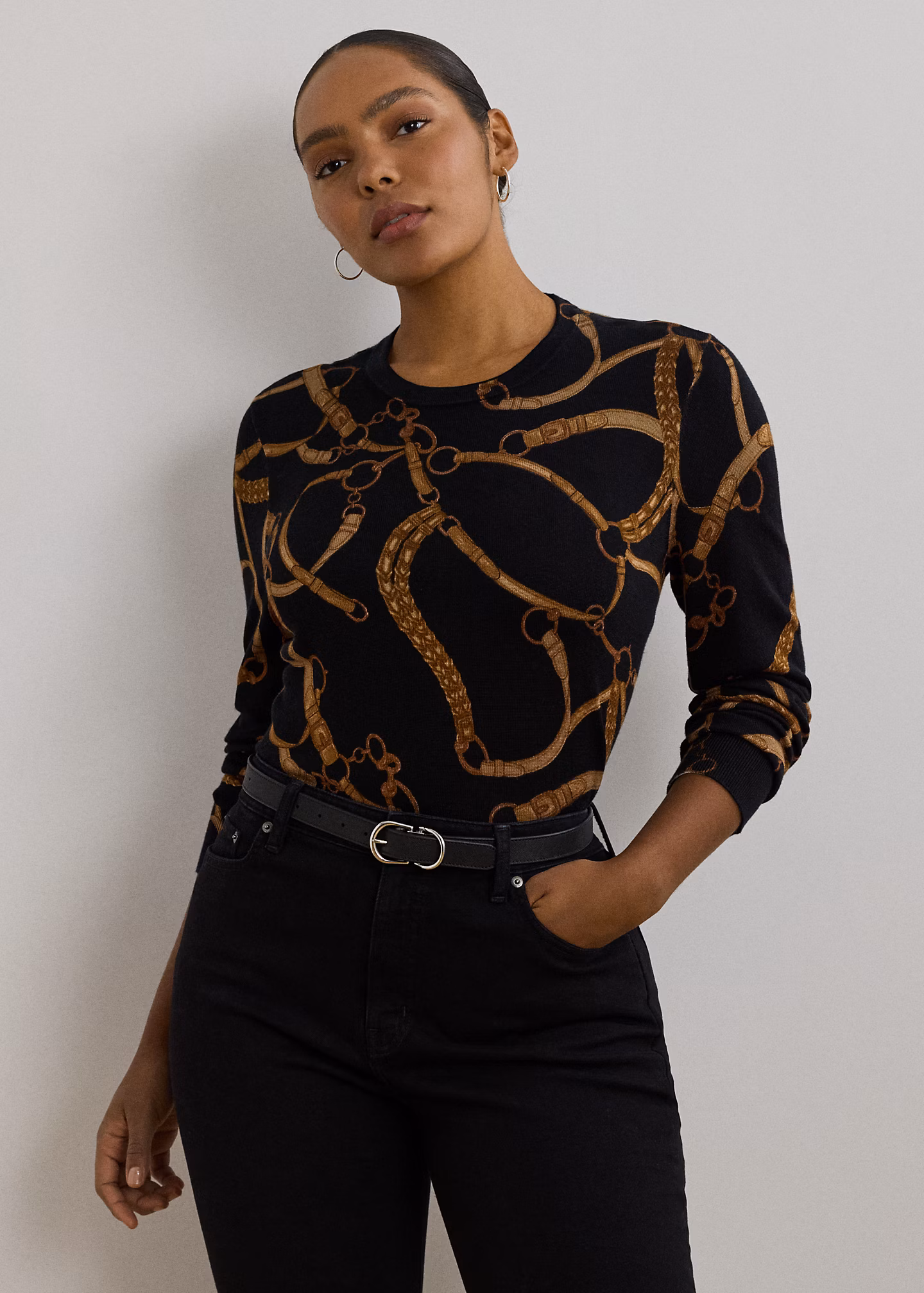 Pullover mit Gürteldruck - RALPH LAUREN OUTLET