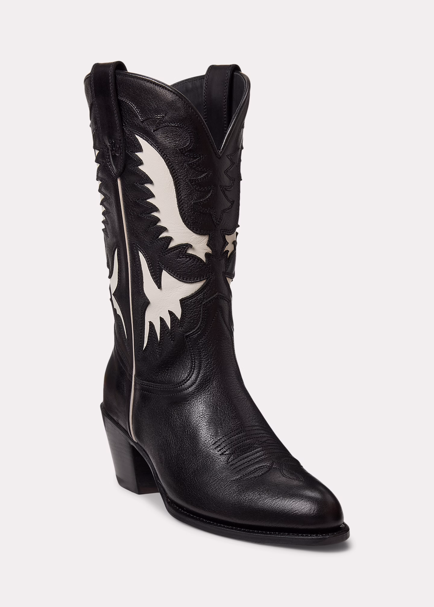 Cowboystiefel aus Leder - RALPH LAUREN OUTLET