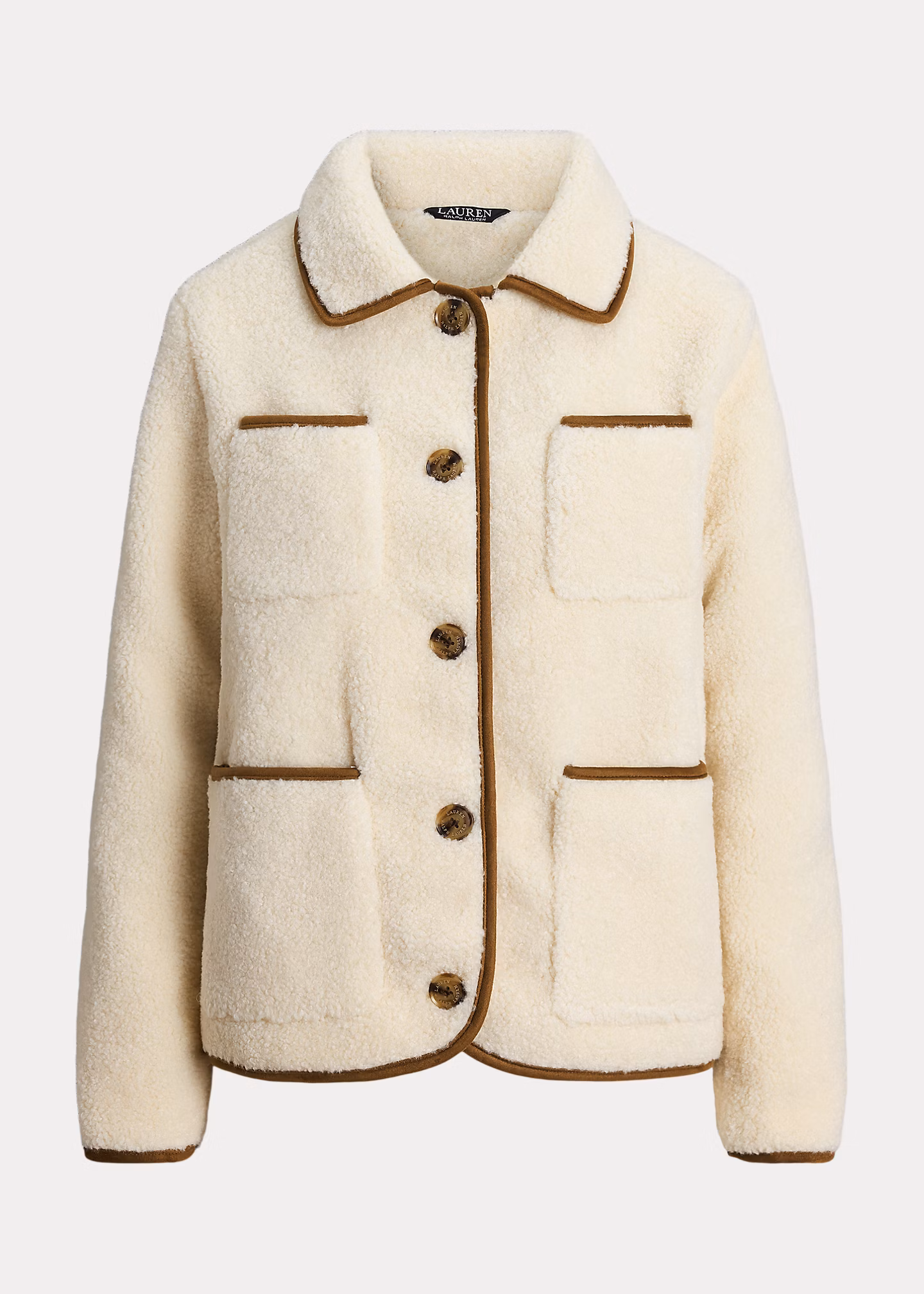 Teddymantel aus künstlichem Lammfell - RALPH LAUREN OUTLET