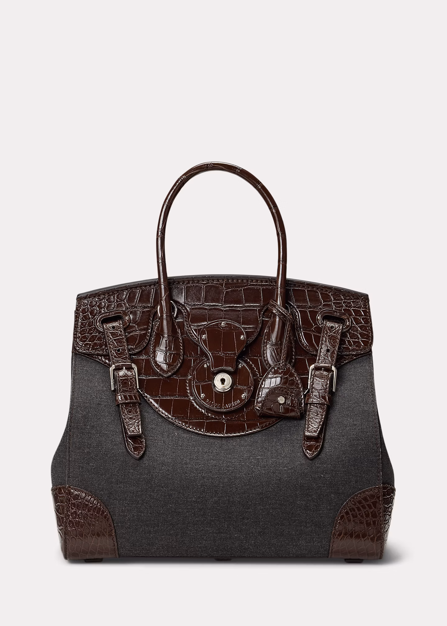 Flanelltasche Soft Ricky 33 mit Besatz - RALPH LAUREN OUTLET