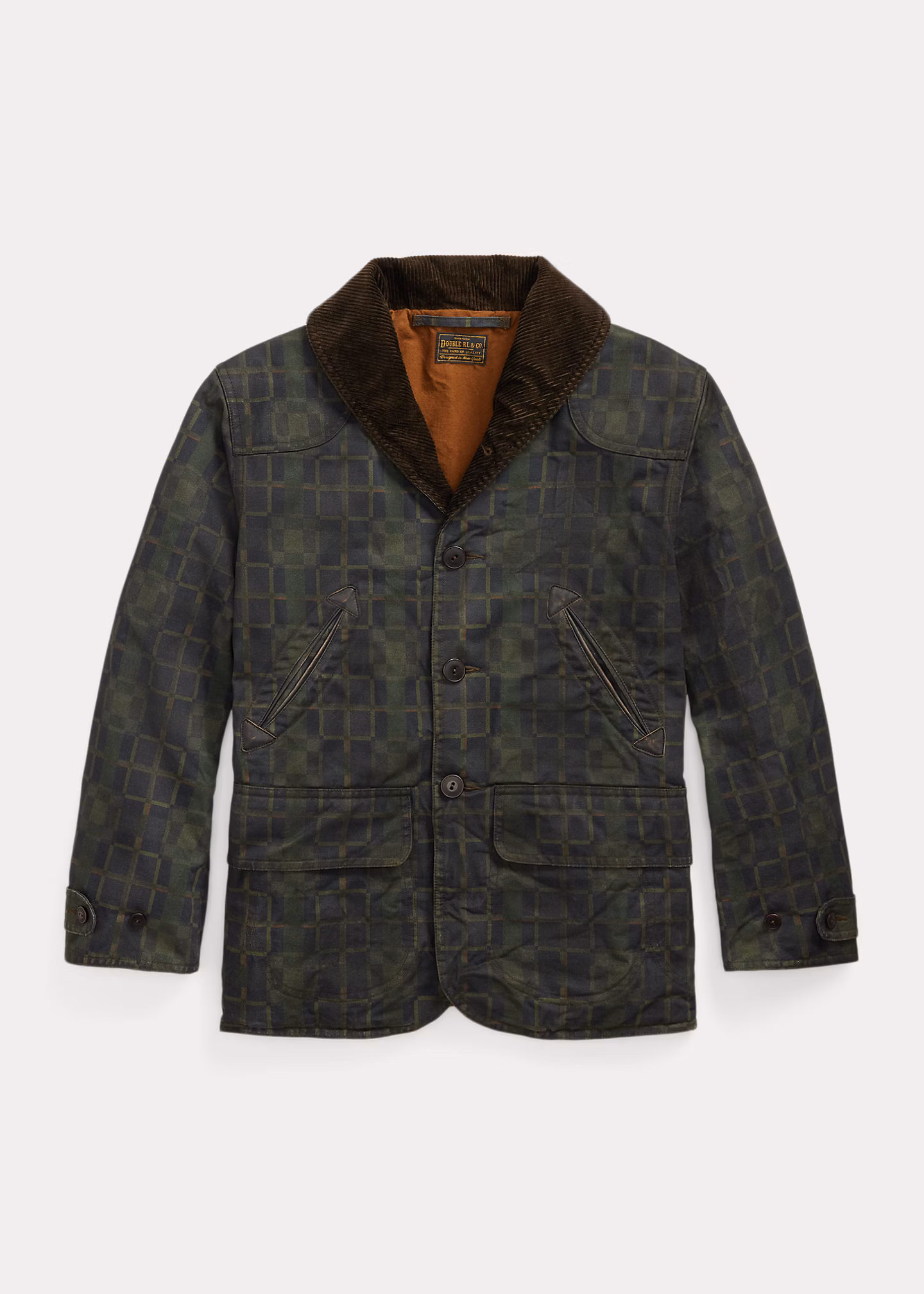 Jacke aus kariertem Wachstuch - RALPH LAUREN OUTLET