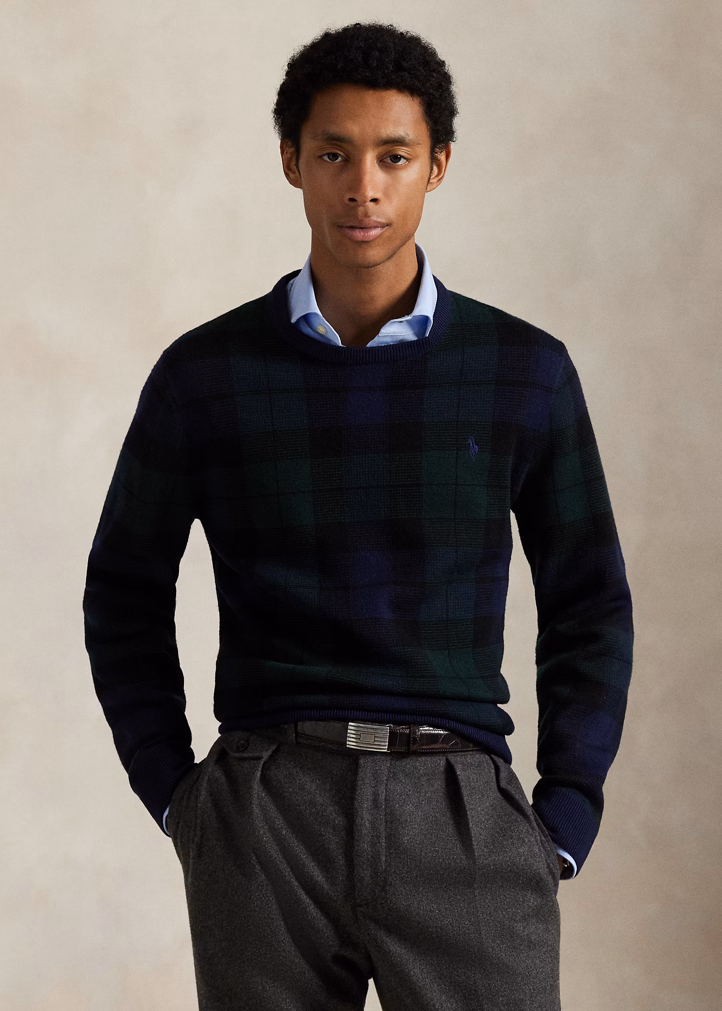 Waschbarer Karo-Wollpullover - RALPH LAUREN OUTLET