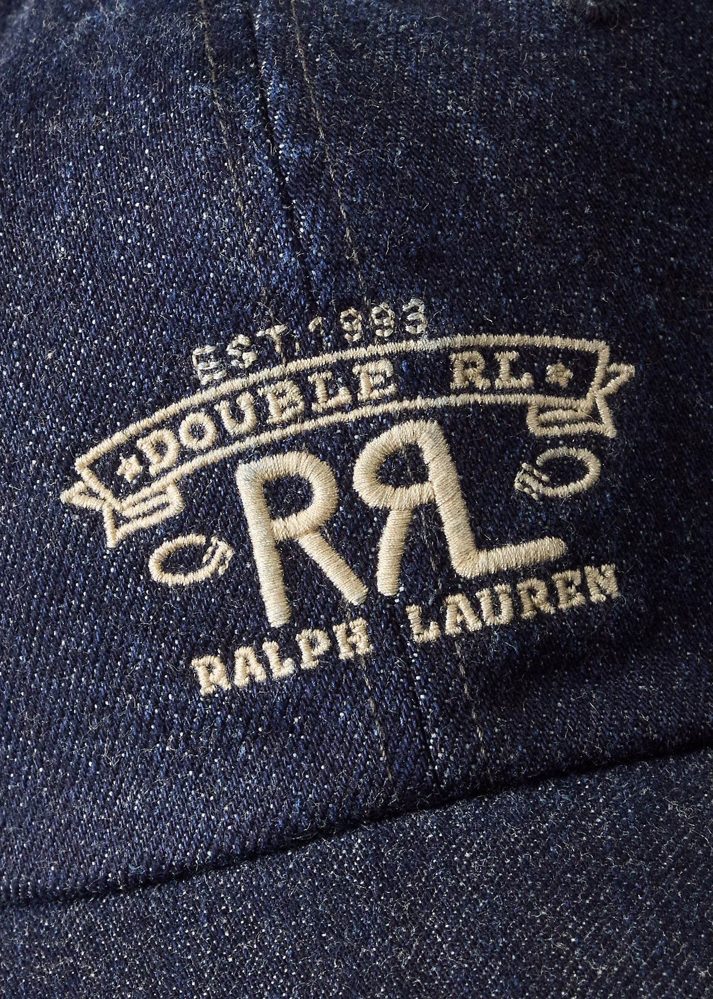 Denim-Baseballkappe mit Ranchlogo - RALPH LAUREN OUTLET