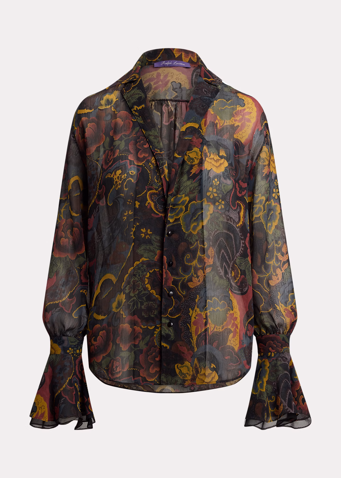 Chiffon-Bluse Jolie mit Paisley-Motiv - RALPH LAUREN OUTLET