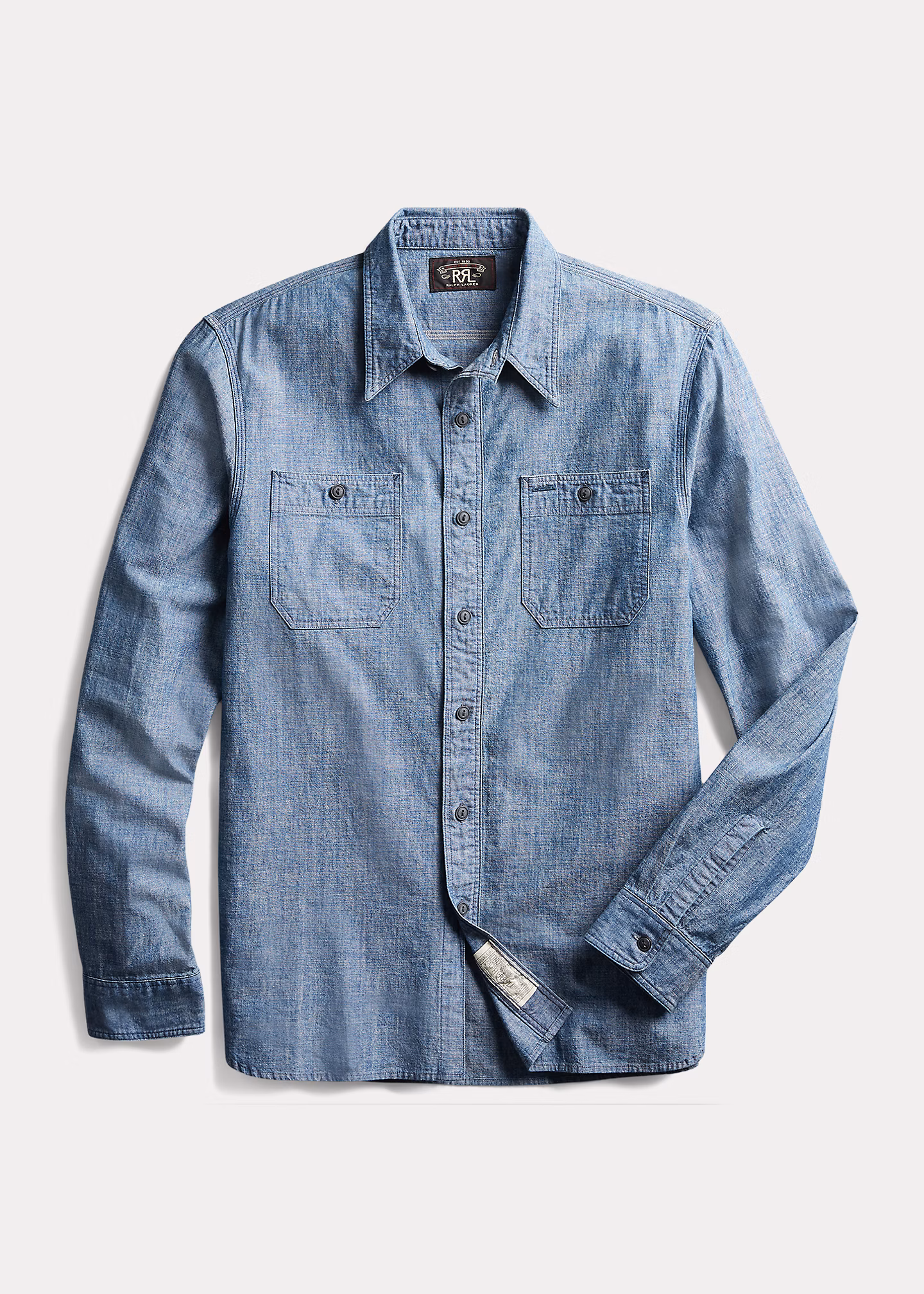 Chambray-Arbeitshemd in Indigo - RALPH LAUREN OUTLET