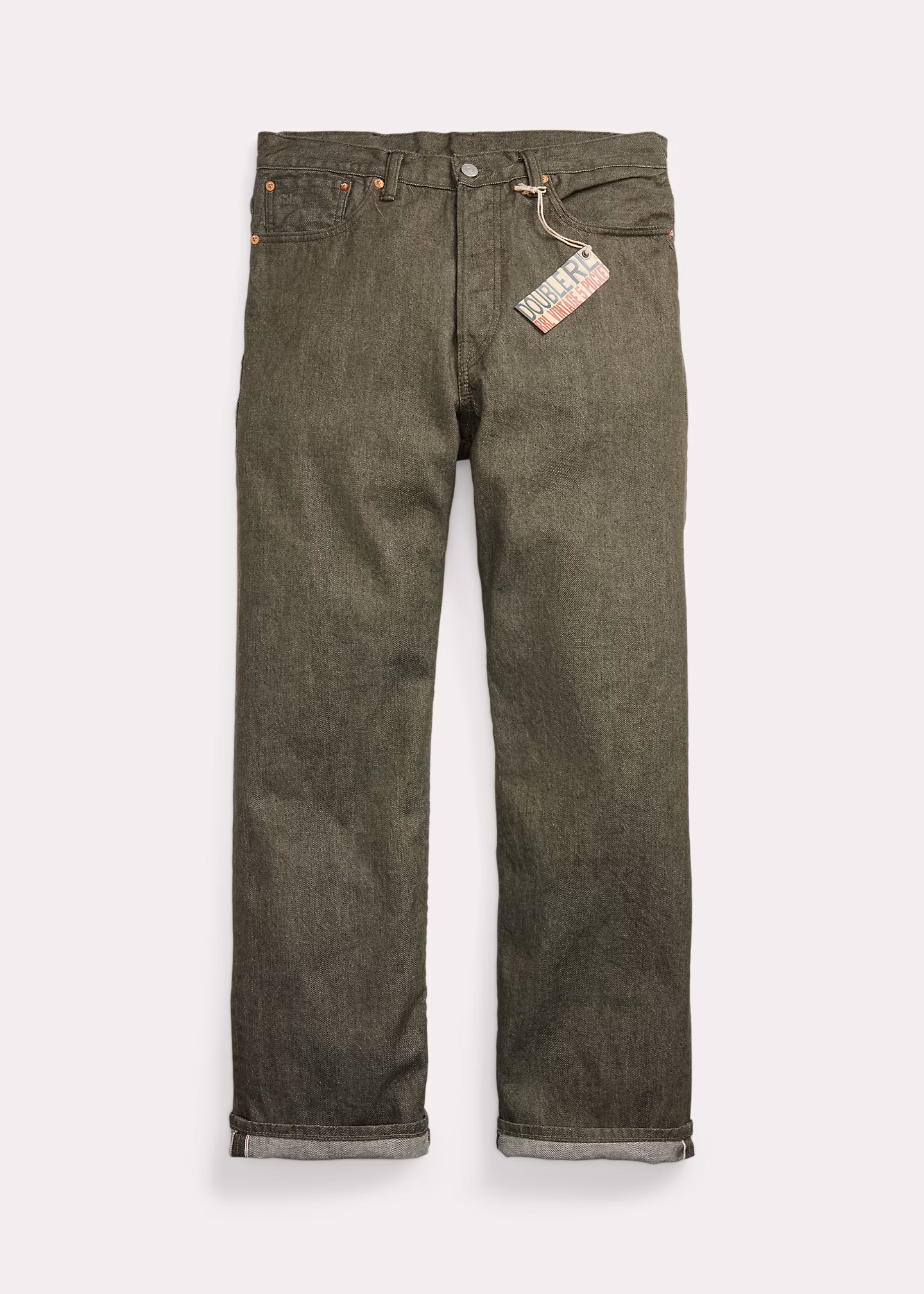 5-Pocket-Vintage-Jeans in Olivgrün - RALPH LAUREN OUTLET