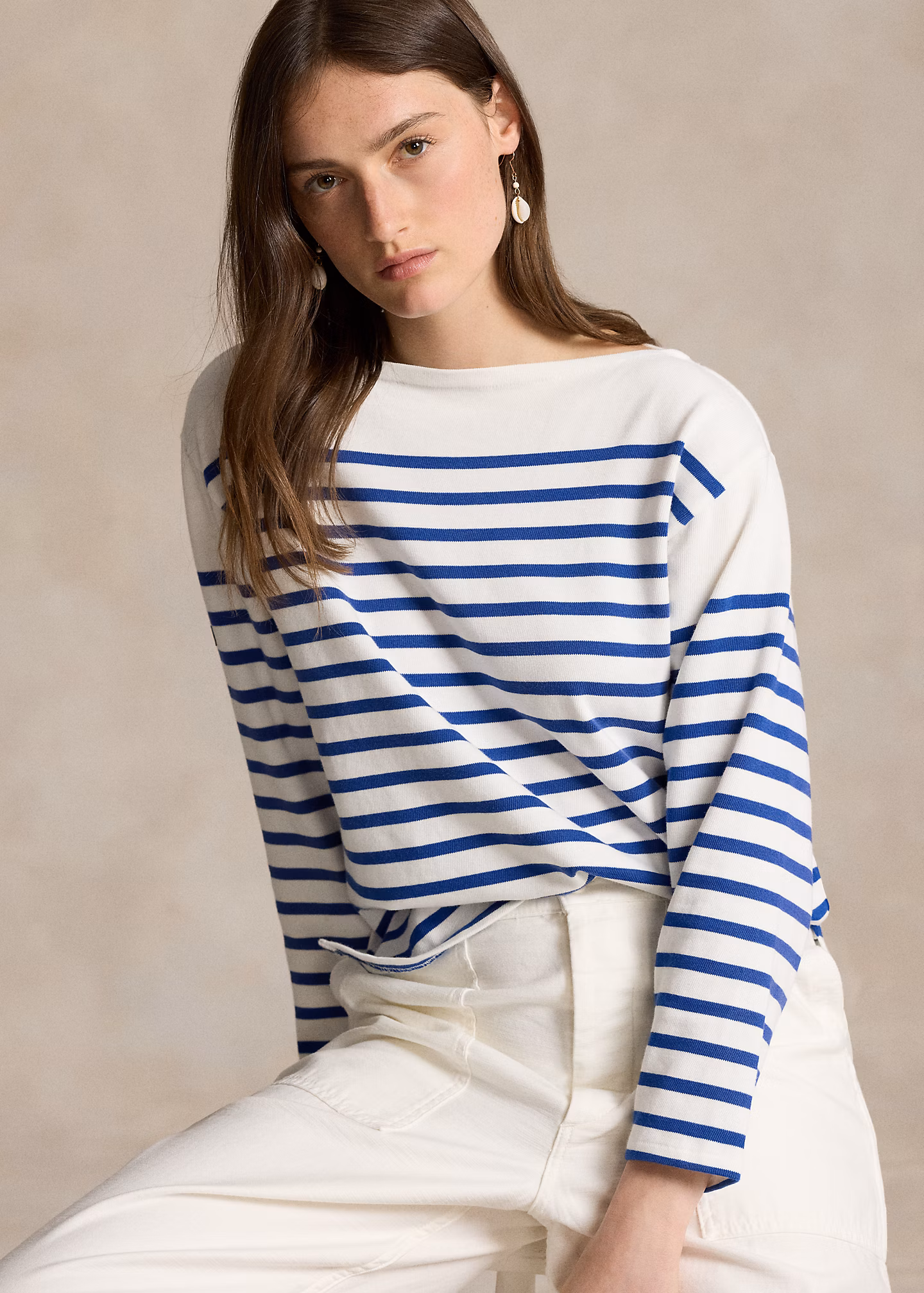 Gestreiftes Mariner-T-Shirt - RALPH LAUREN OUTLET