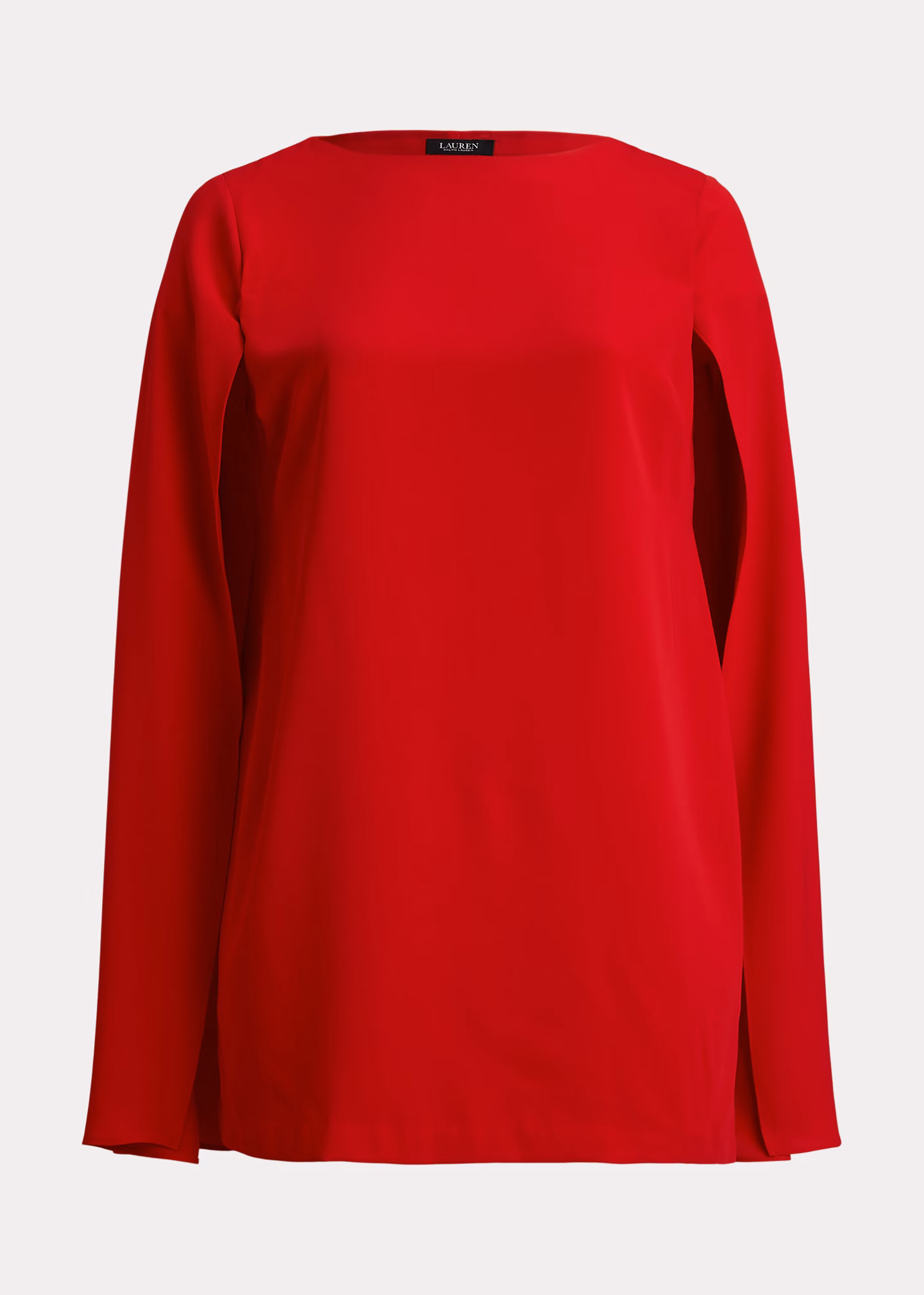 Cape-Cocktailkleid aus Georgette - RALPH LAUREN OUTLET