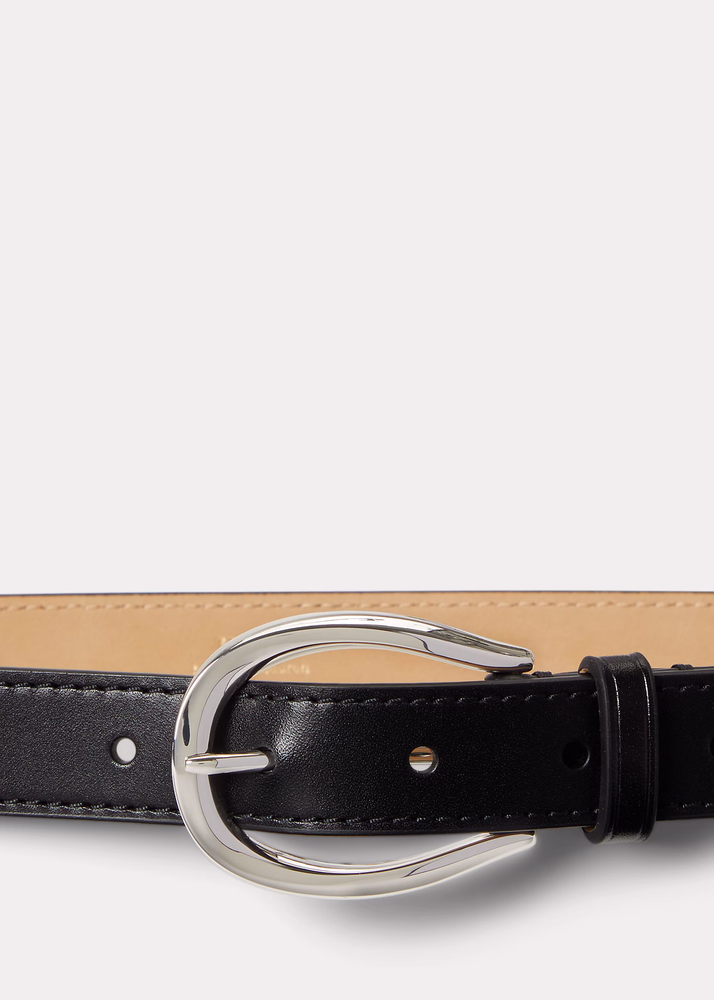 Ledergürtel mit Steigbügelschnalle - RALPH LAUREN OUTLET