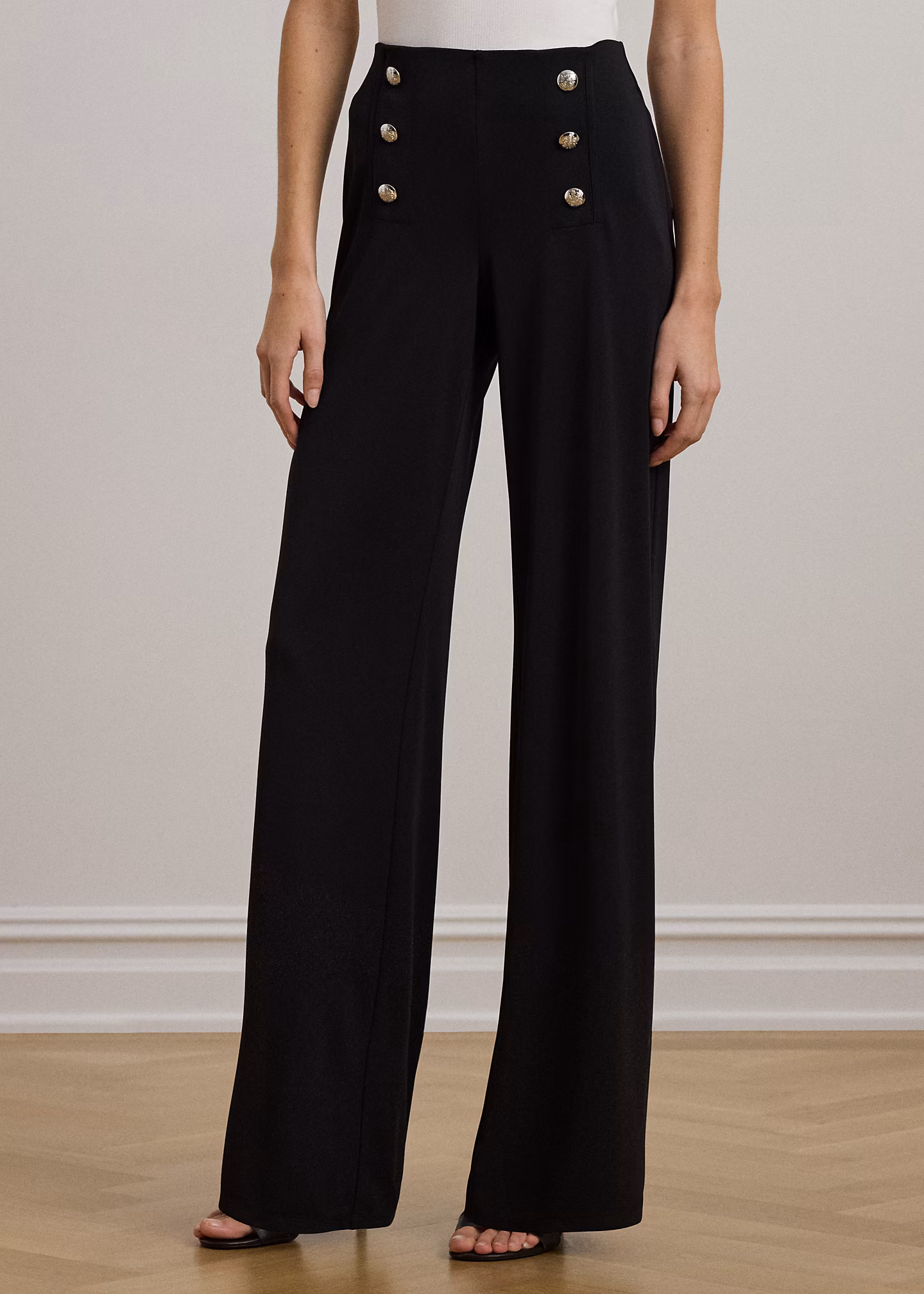 Stretch-Hose mit weitem Bein - RALPH LAUREN OUTLET