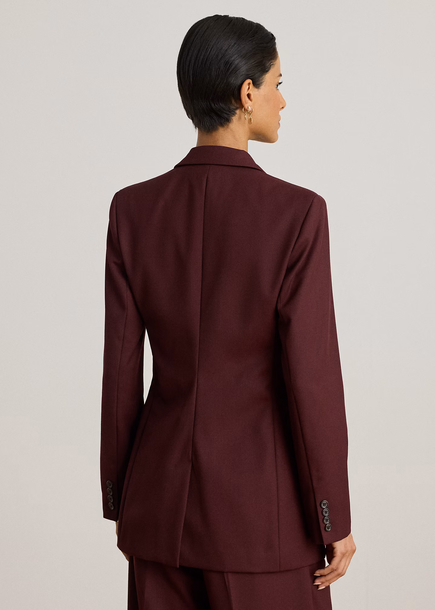 Zweireihiger Twillblazer mit Wolle - RALPH LAUREN OUTLET