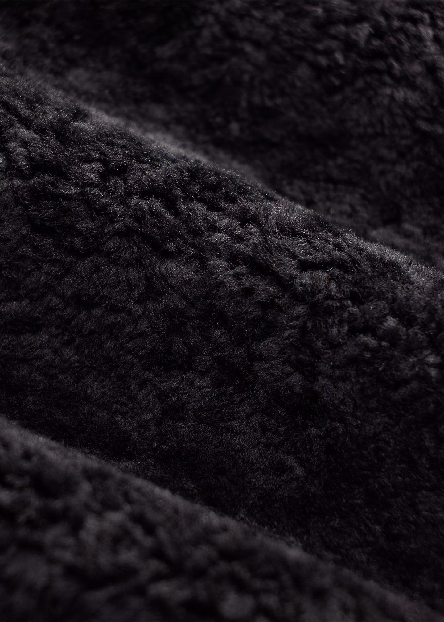 Boucléjacke mit Lammfell in Bahnen - RALPH LAUREN OUTLET