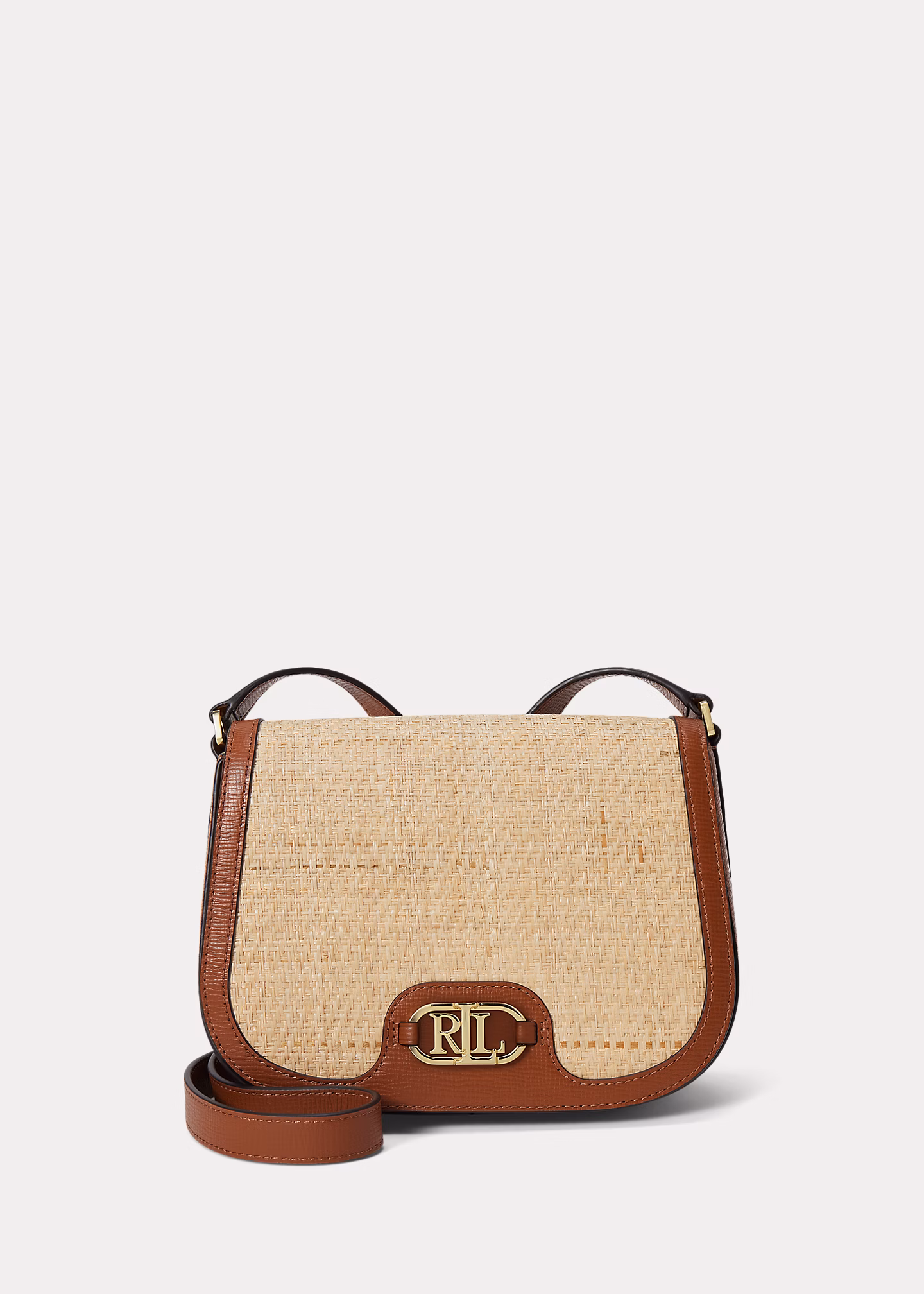 Umhängetasche Rylan aus Bast und Leder - RALPH LAUREN OUTLET