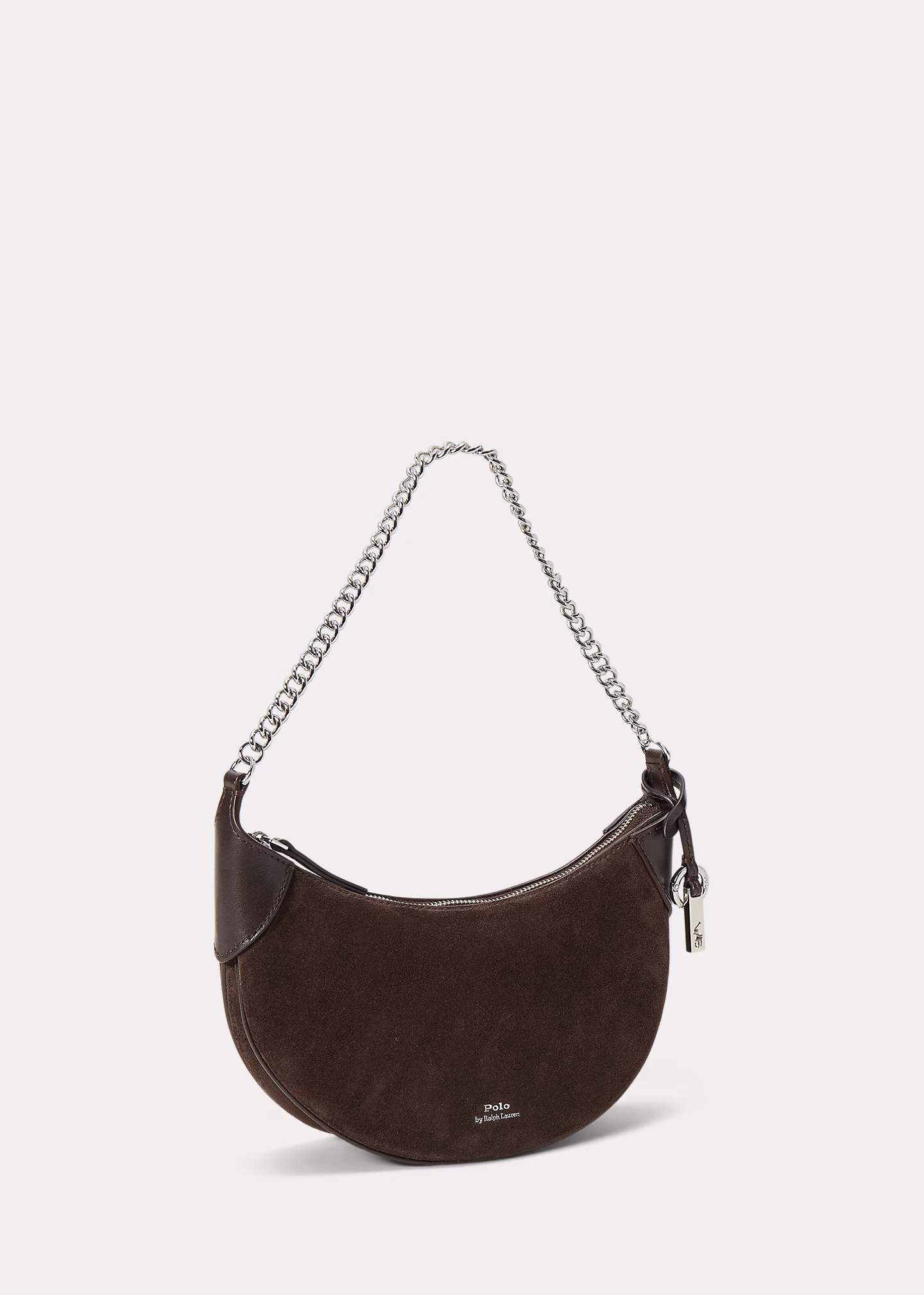 Mini-Wildledertasche Polo ID mit Kette - RALPH LAUREN OUTLET