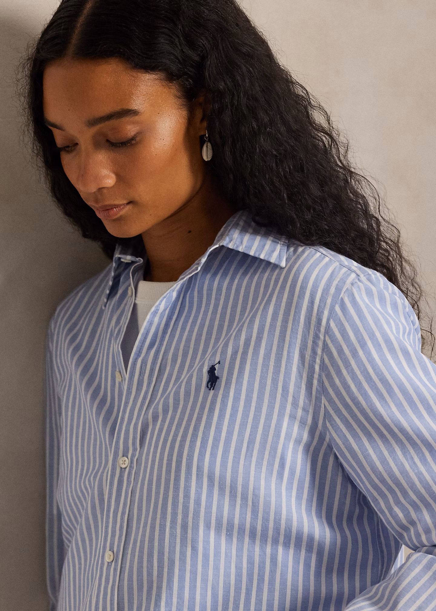 Classic-Fit Baumwoll-Leinen-Hemd - RALPH LAUREN OUTLET