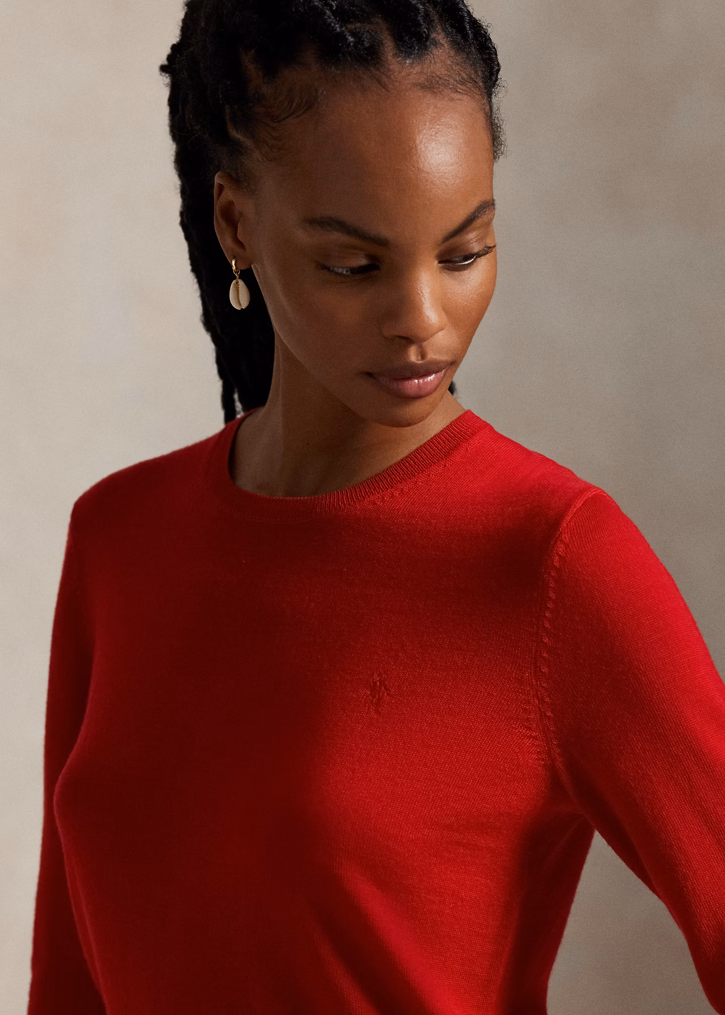 Wollpullover mit Rundhalsausschnitt - RALPH LAUREN OUTLET