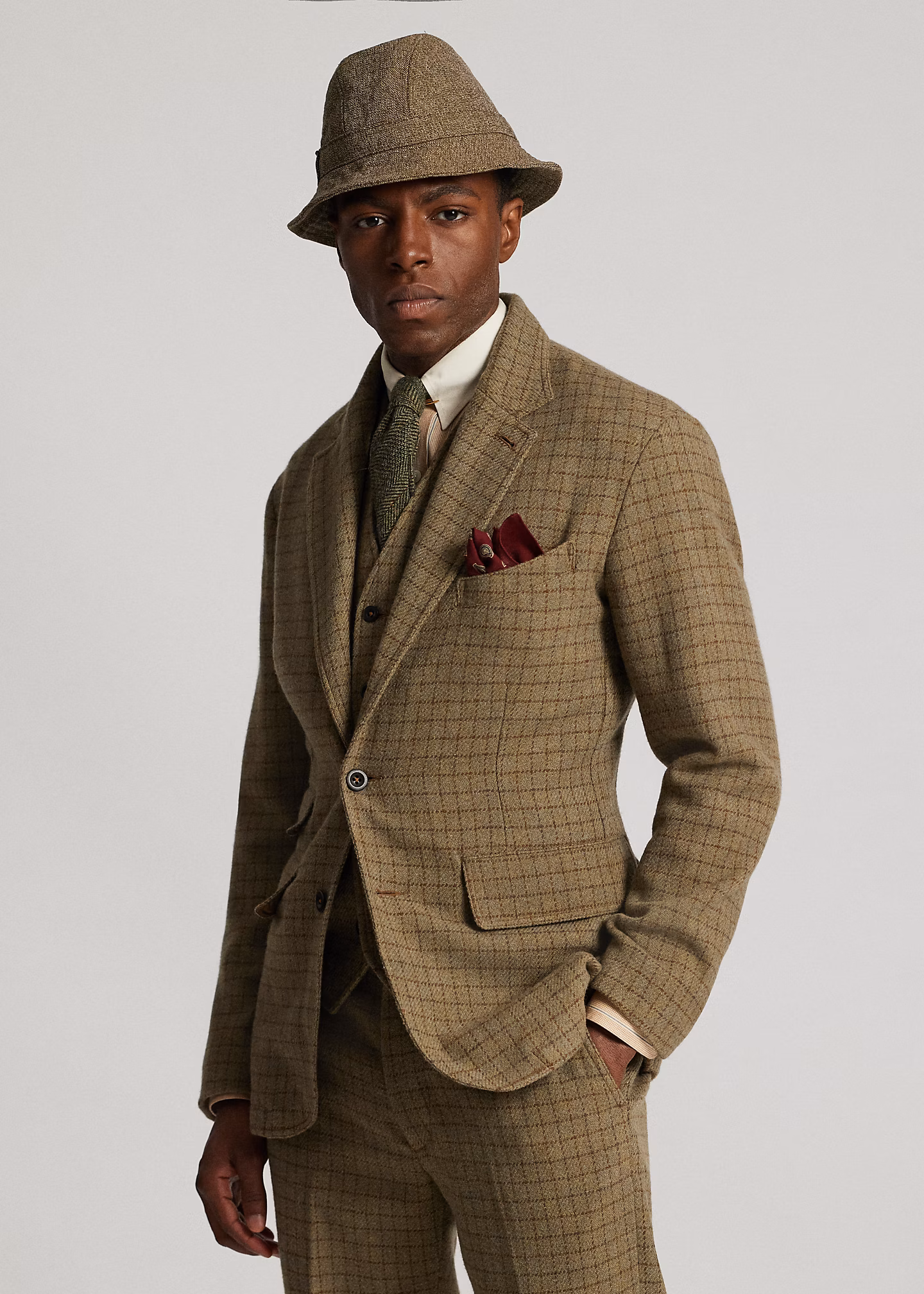 Kariertes Sakko aus Wolltweed - RALPH LAUREN OUTLET