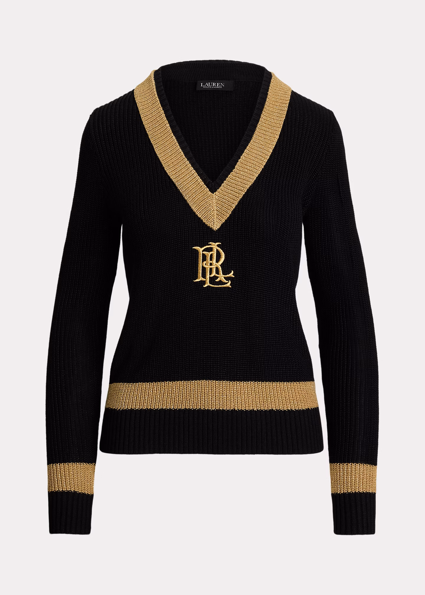 Cricketpullover mit Metallic-Besatz - RALPH LAUREN OUTLET
